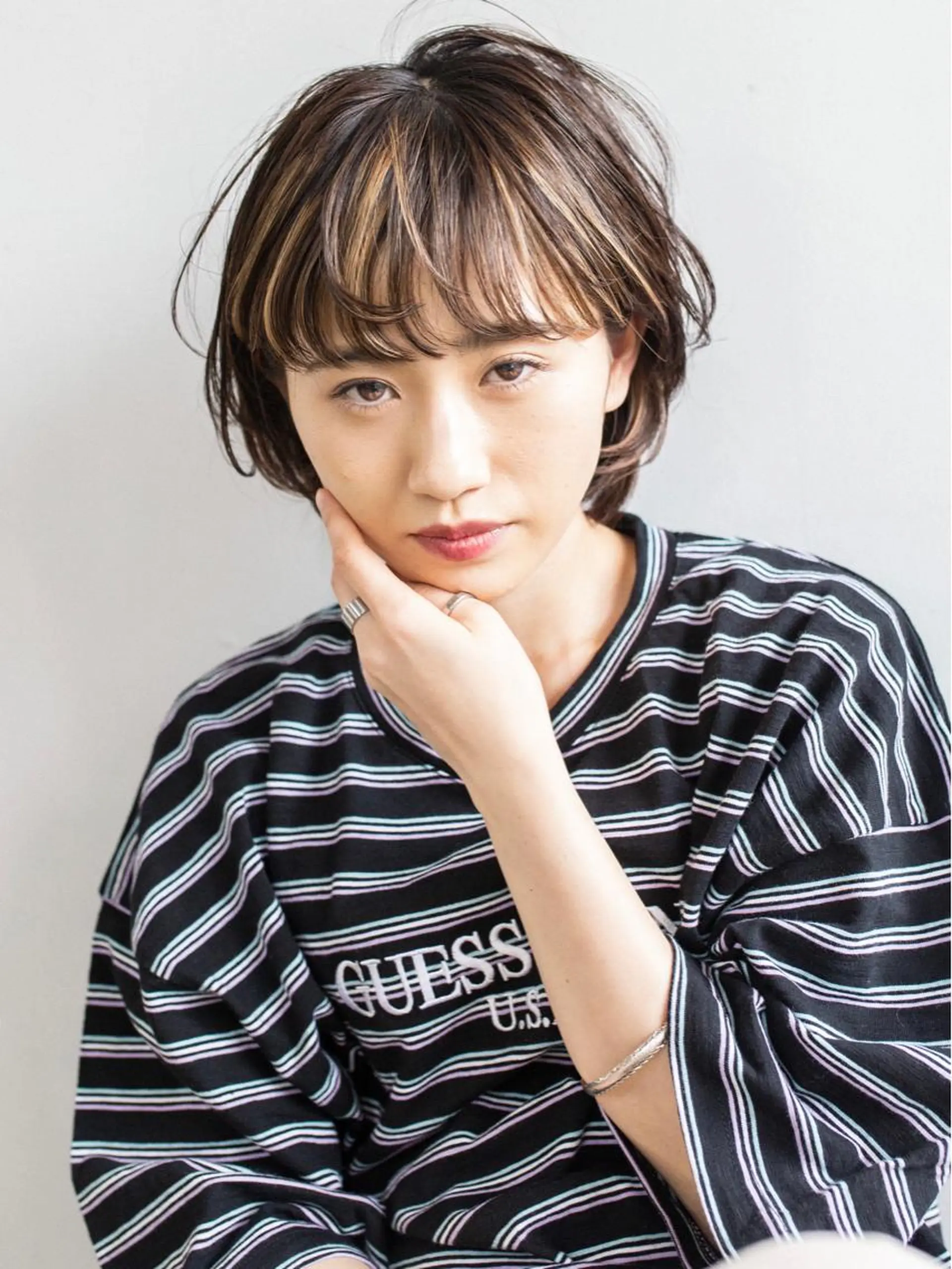 ミディアム カラー 栄・伏見 JOULE'Sのヘアスタイル