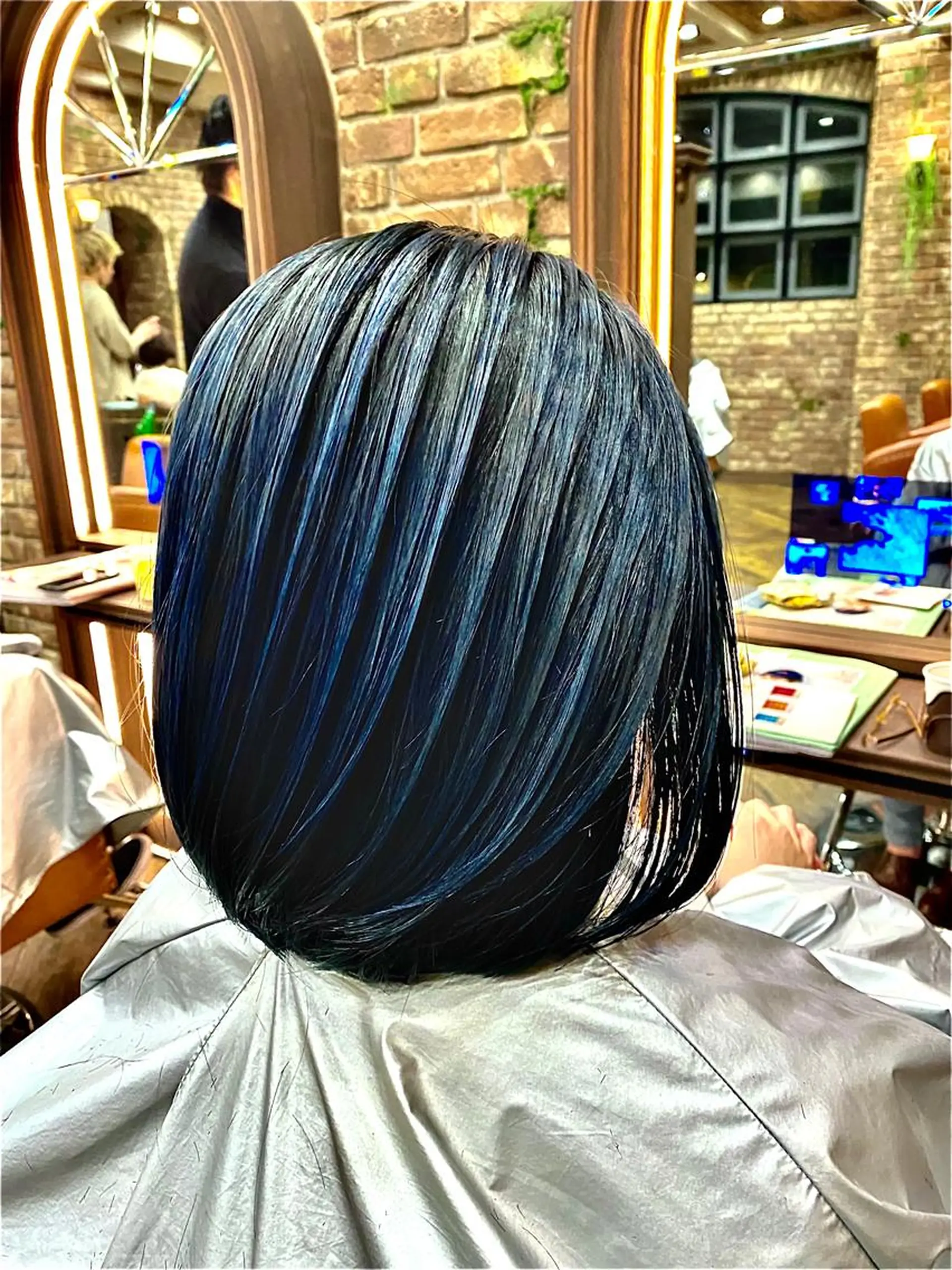 ミディアム カラー ヘアカラー Helm所属・久次米 智人のヘアスタイル