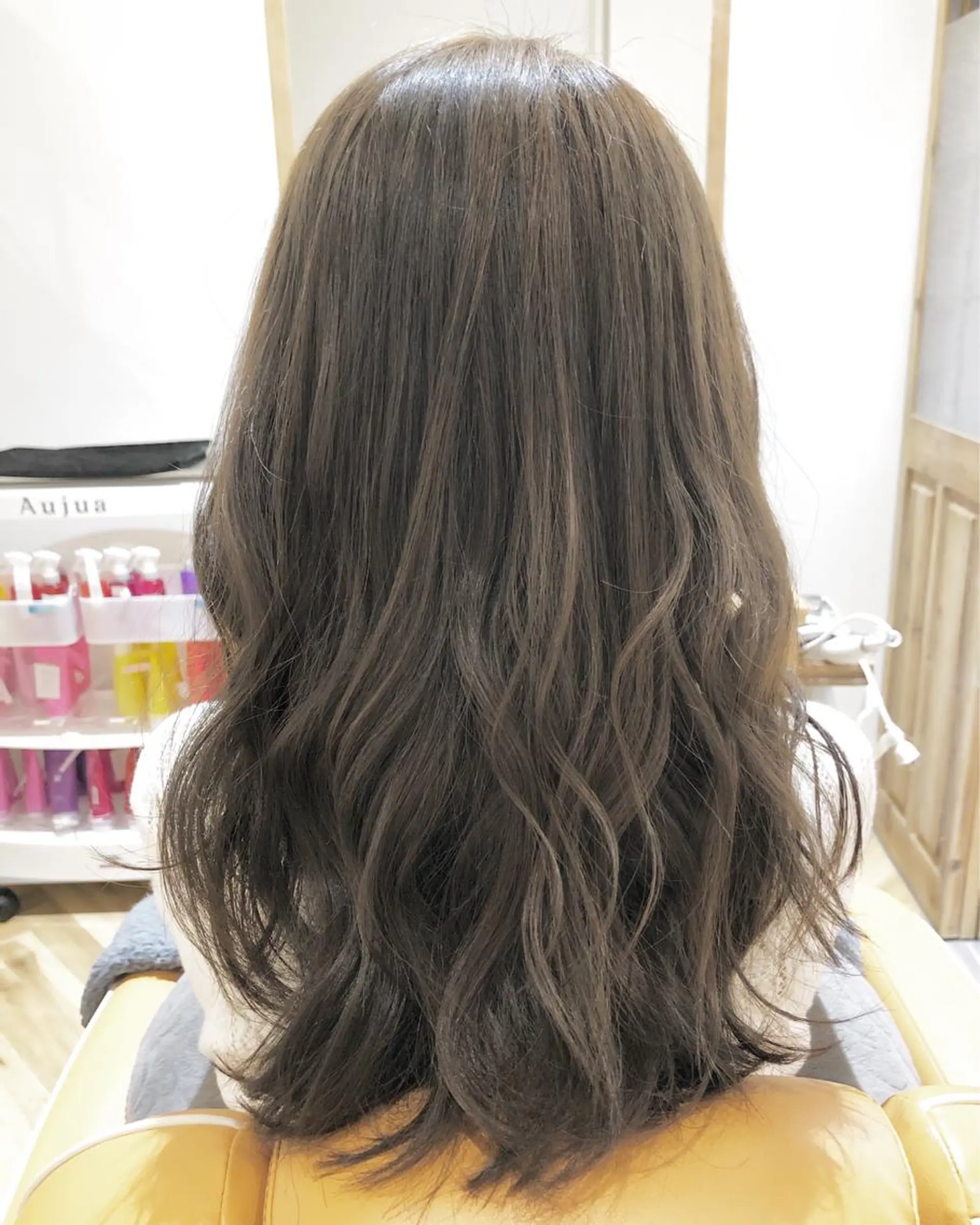 ロング カラー アクアカラー アッシュ 透明感カラー ミント ✨🌿大人可愛い愛さ れhair🌿✨松本のヘアスタイル