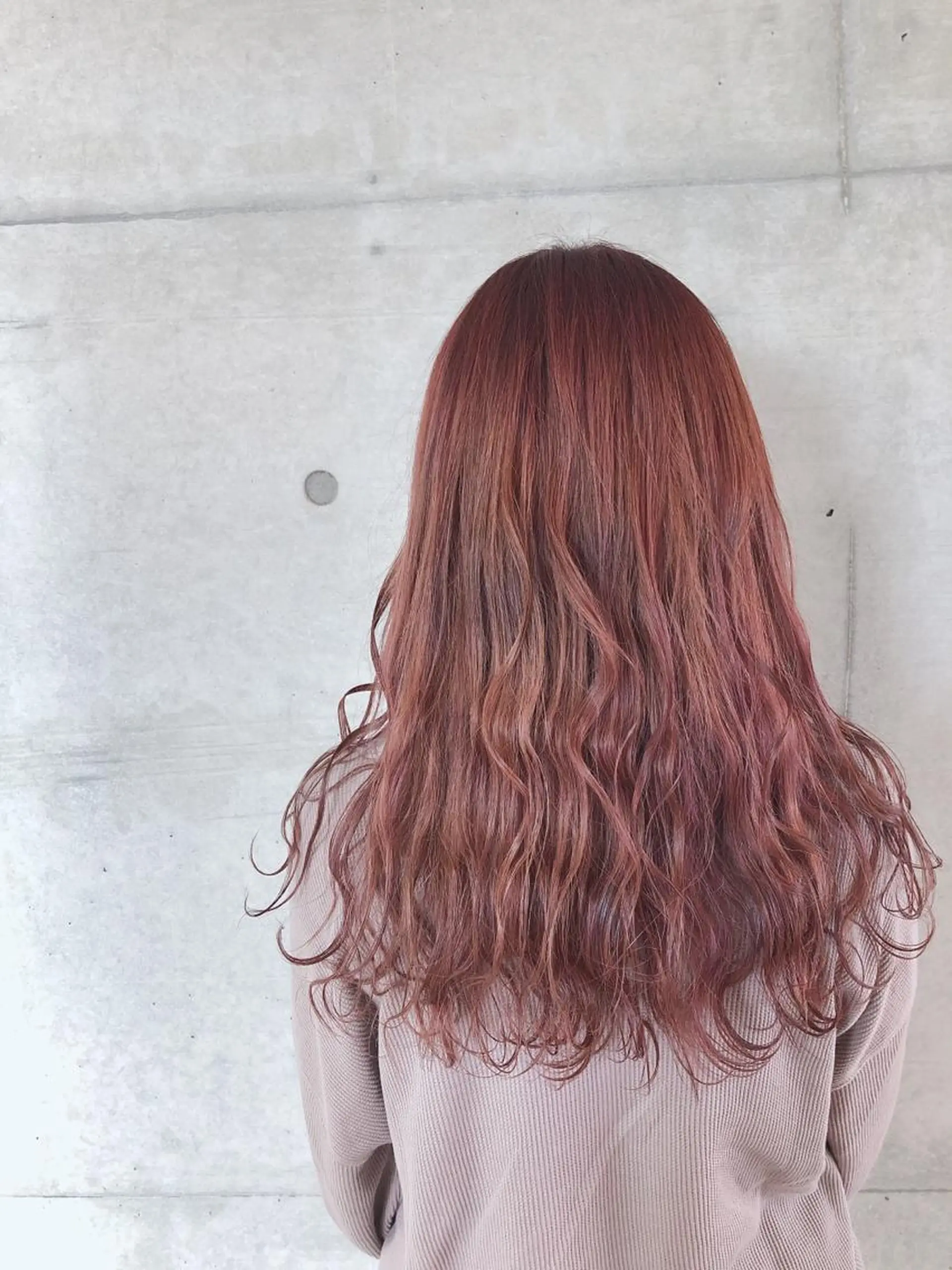 ロング カラー ブリーチ nagisa /縮毛矯正のヘアスタイル