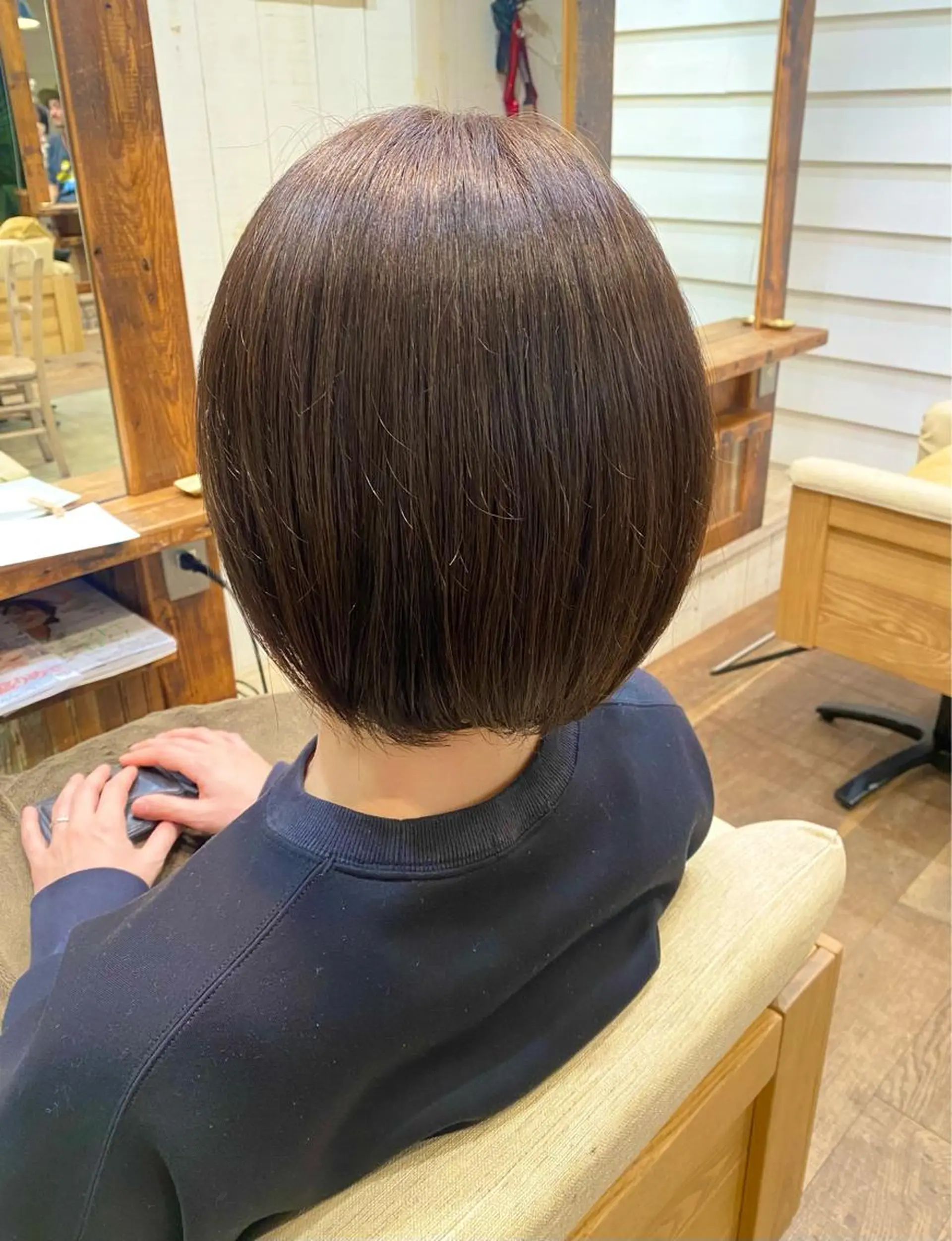 ショート カラー ‎🤍透明感カラー 【仙川】セリナ‎🤍のヘアスタイル