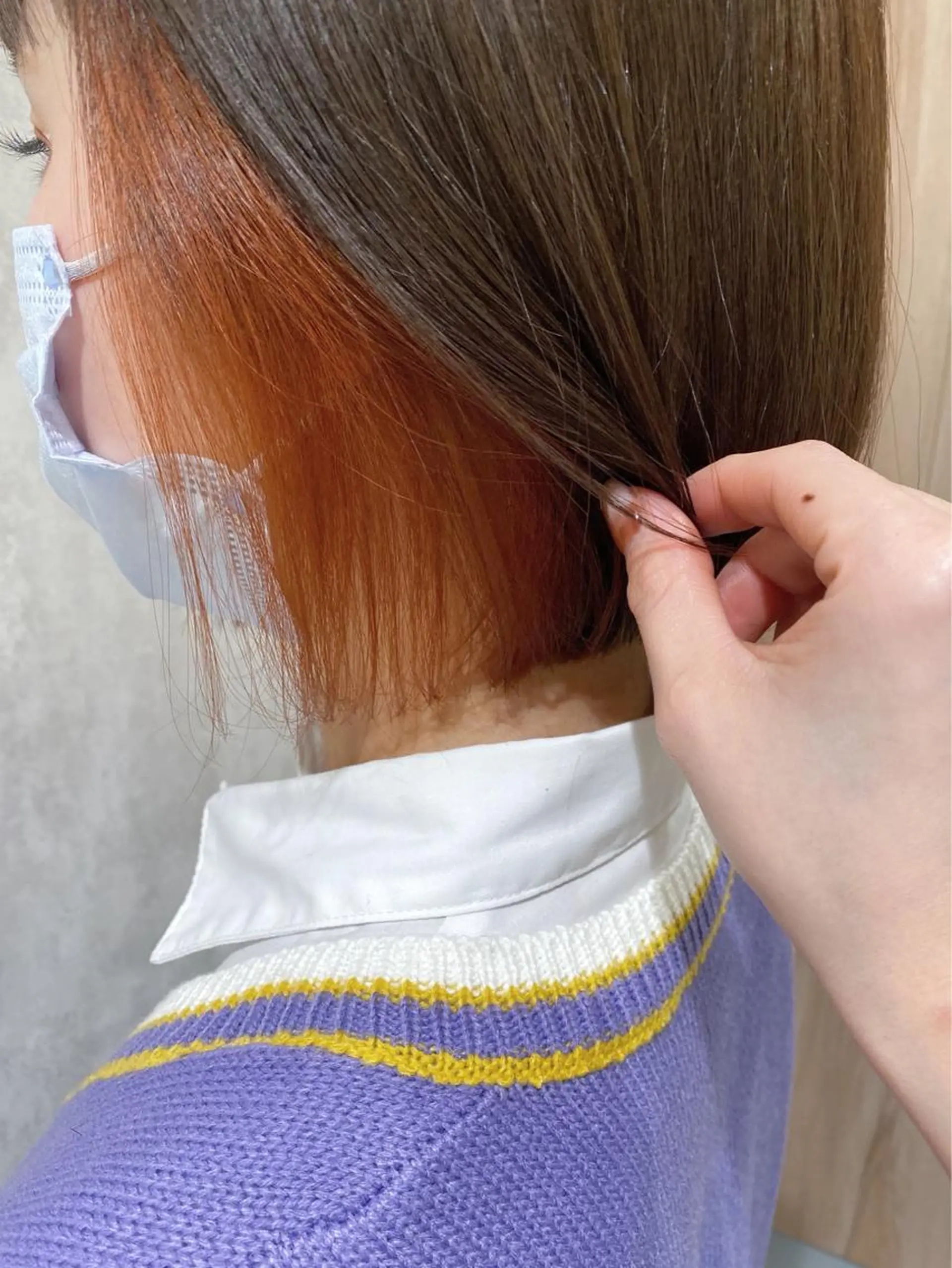 ショート カラー ヘアカラー 畑中 愛梨のヘアスタイル