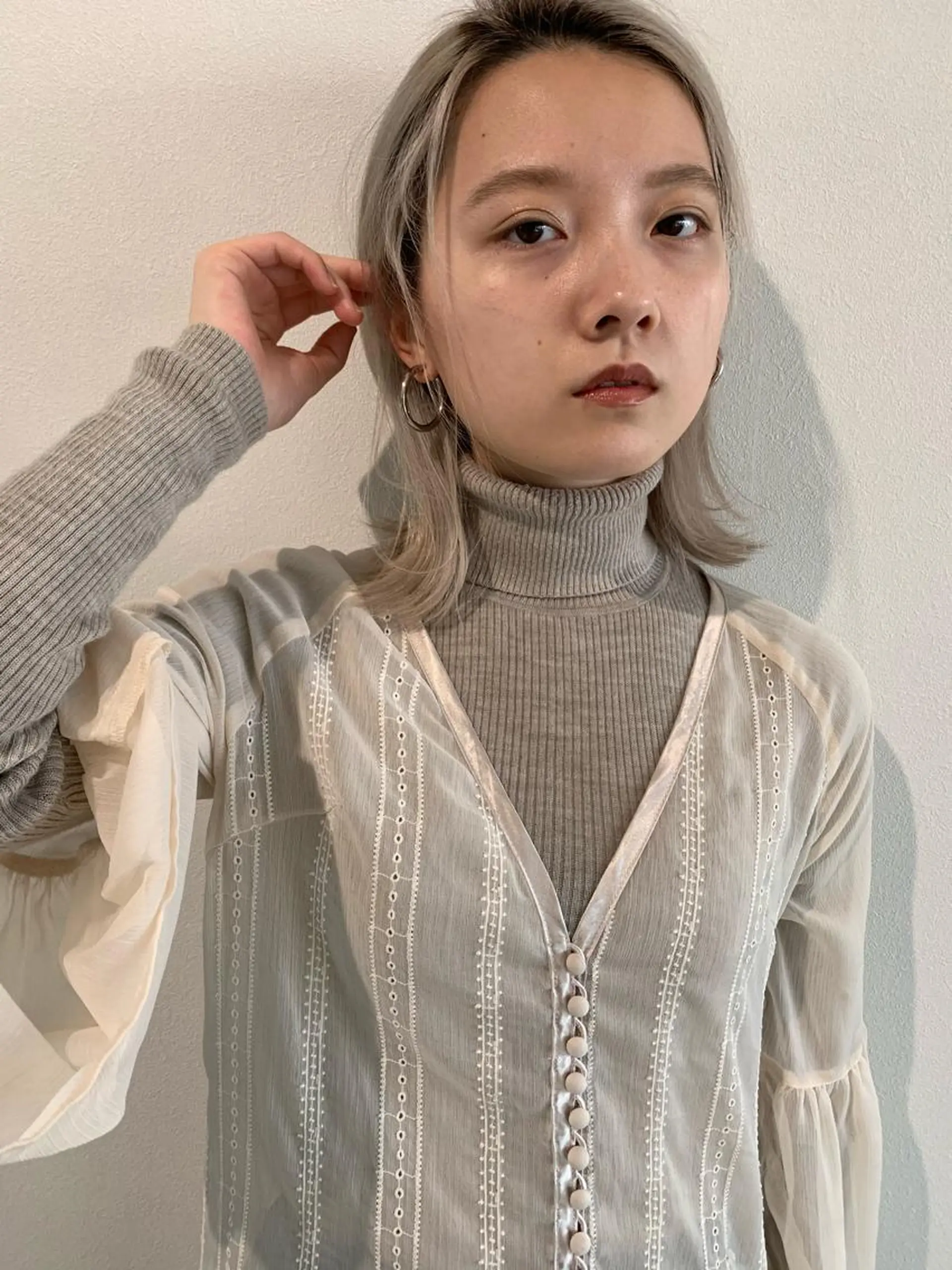 ミディアム カラー ANY／SUE 千葉パーマのヘアスタイル