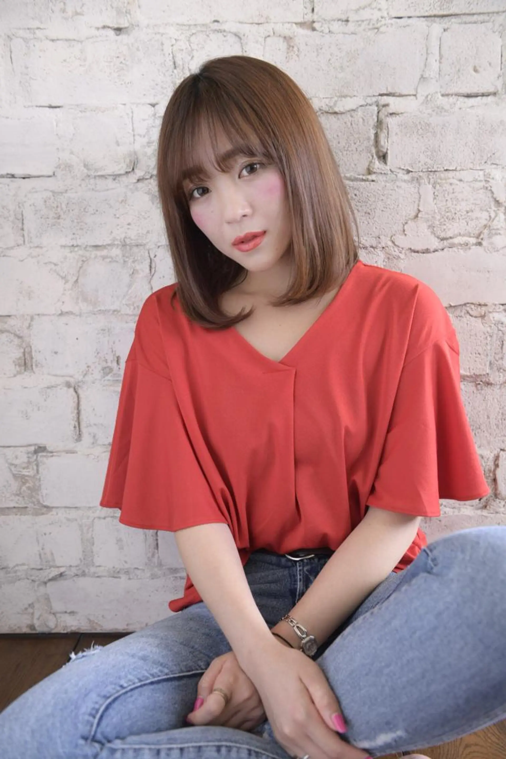 ミディアム KAMIGAMI所属・KAMIGAMI SAKAEのヘアスタイル