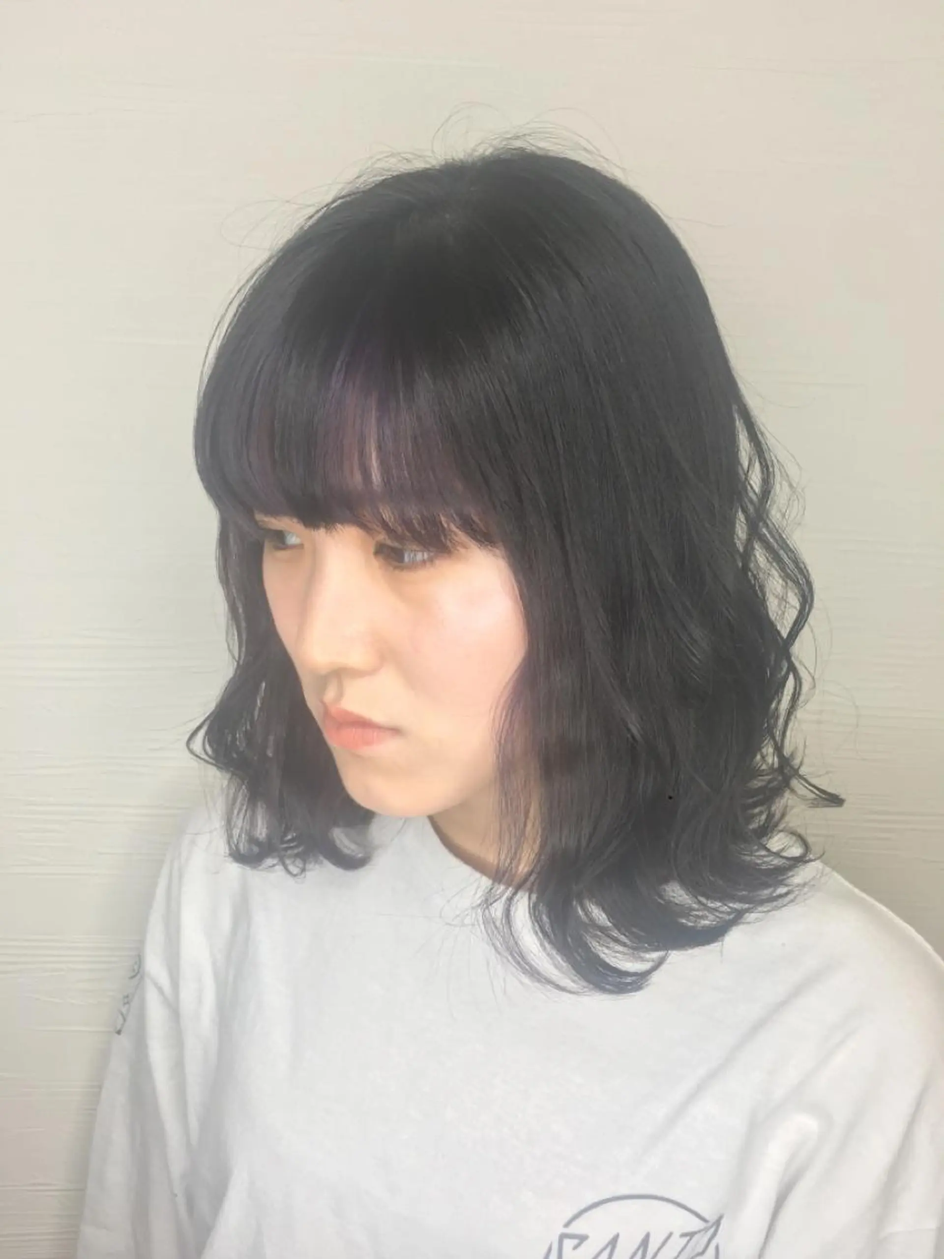 ミディアム カラー パーマ 🧶ブリーチカラー TERU🧶のヘアスタイル