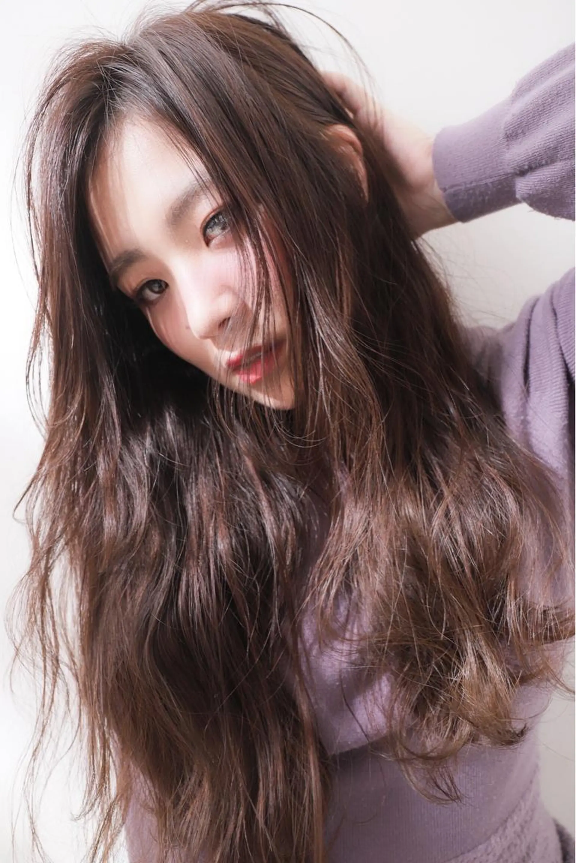 ロング カラー ヘアカラー トリートメント Crystal 船橋のヘアスタイル