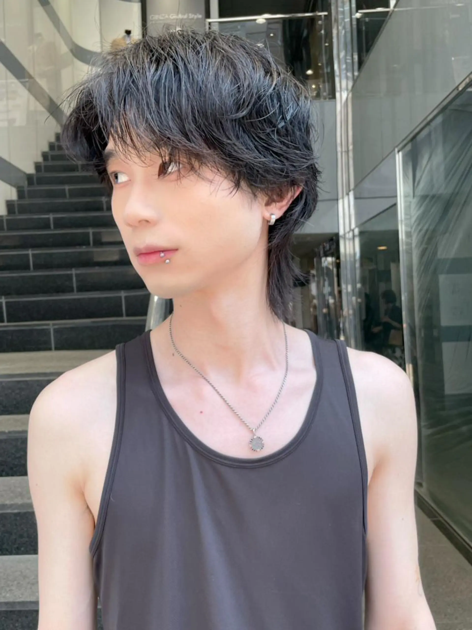 カラー パーマ ヘアアレンジ 眉カット ITbyALBUM 松戸のヘアスタイル