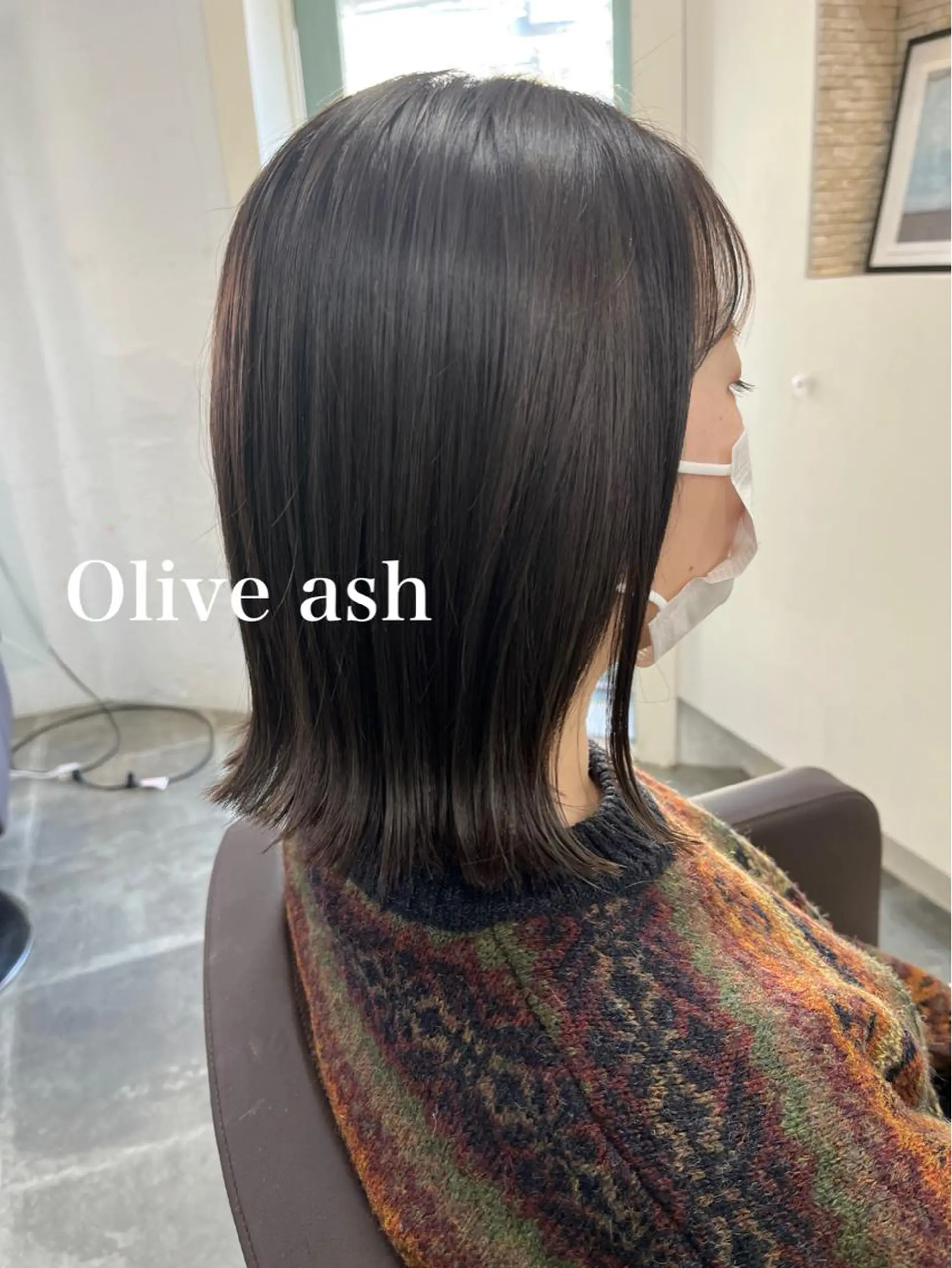 ショート カラー ヘアアレンジ アディクシーカラー アッシュ ベージュカラー 黒髪 透明感カラー SALOWIN自由が丘所属・ヘッドスパ✨髪質ケア サロン🌿chacoのエステ・リラクイメージ