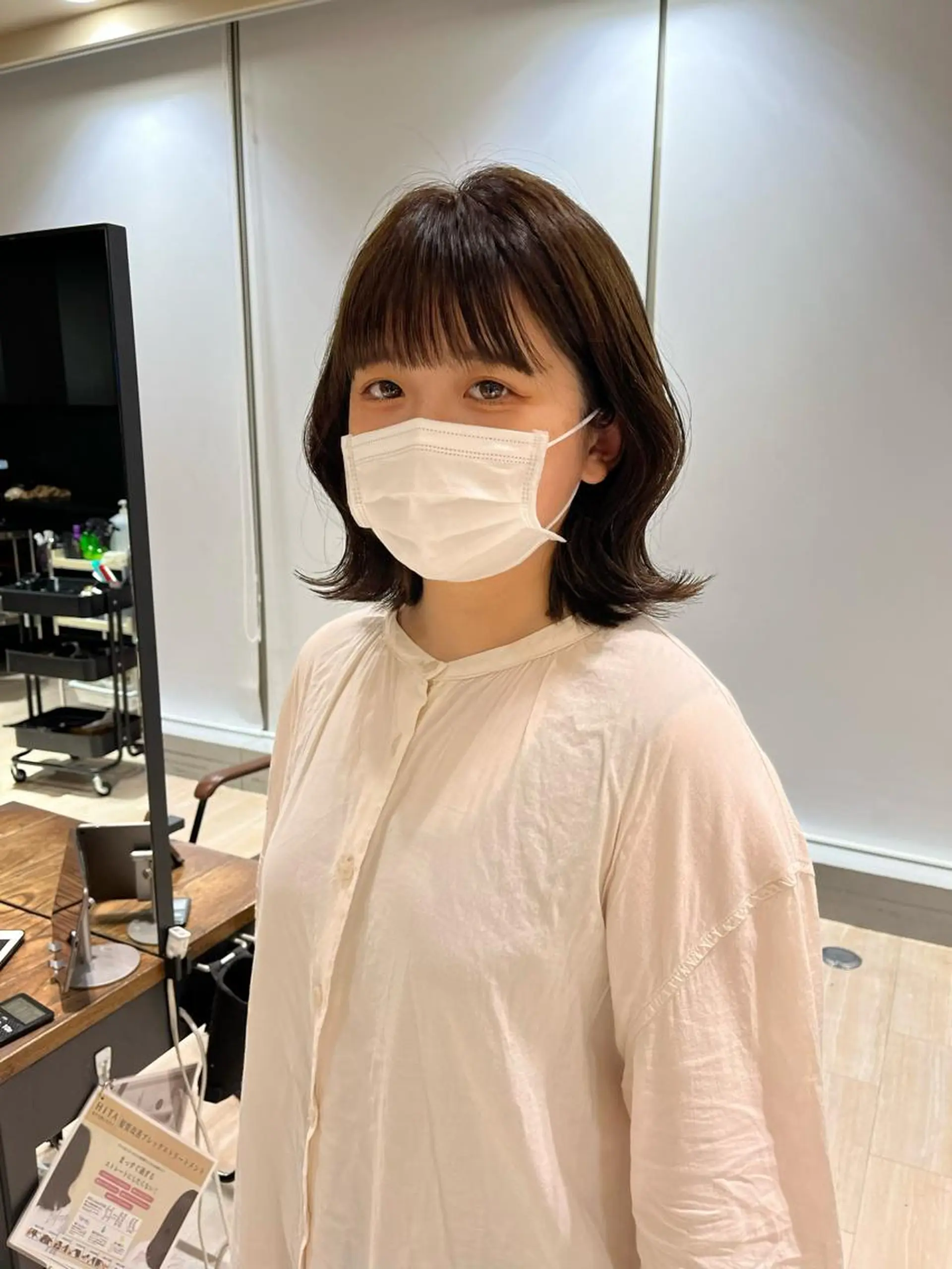 ミディアム カラー ボブ 早朝セット☀️ レイヤー/Momoのヘアスタイル