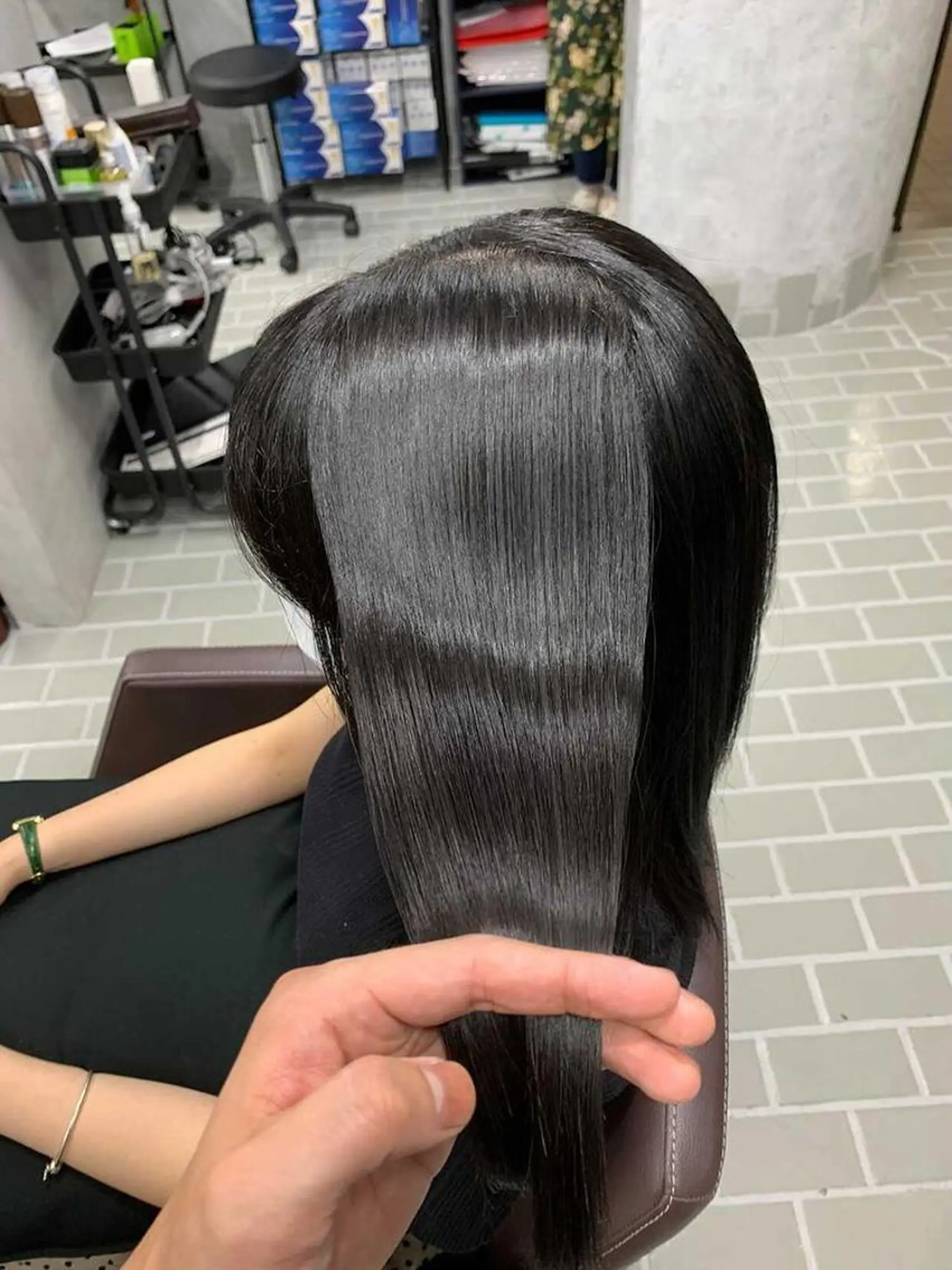 ロング 髪質改善 カット ヘアカラー トリートメント 髪質改善ayame 横山諒のヘアスタイル