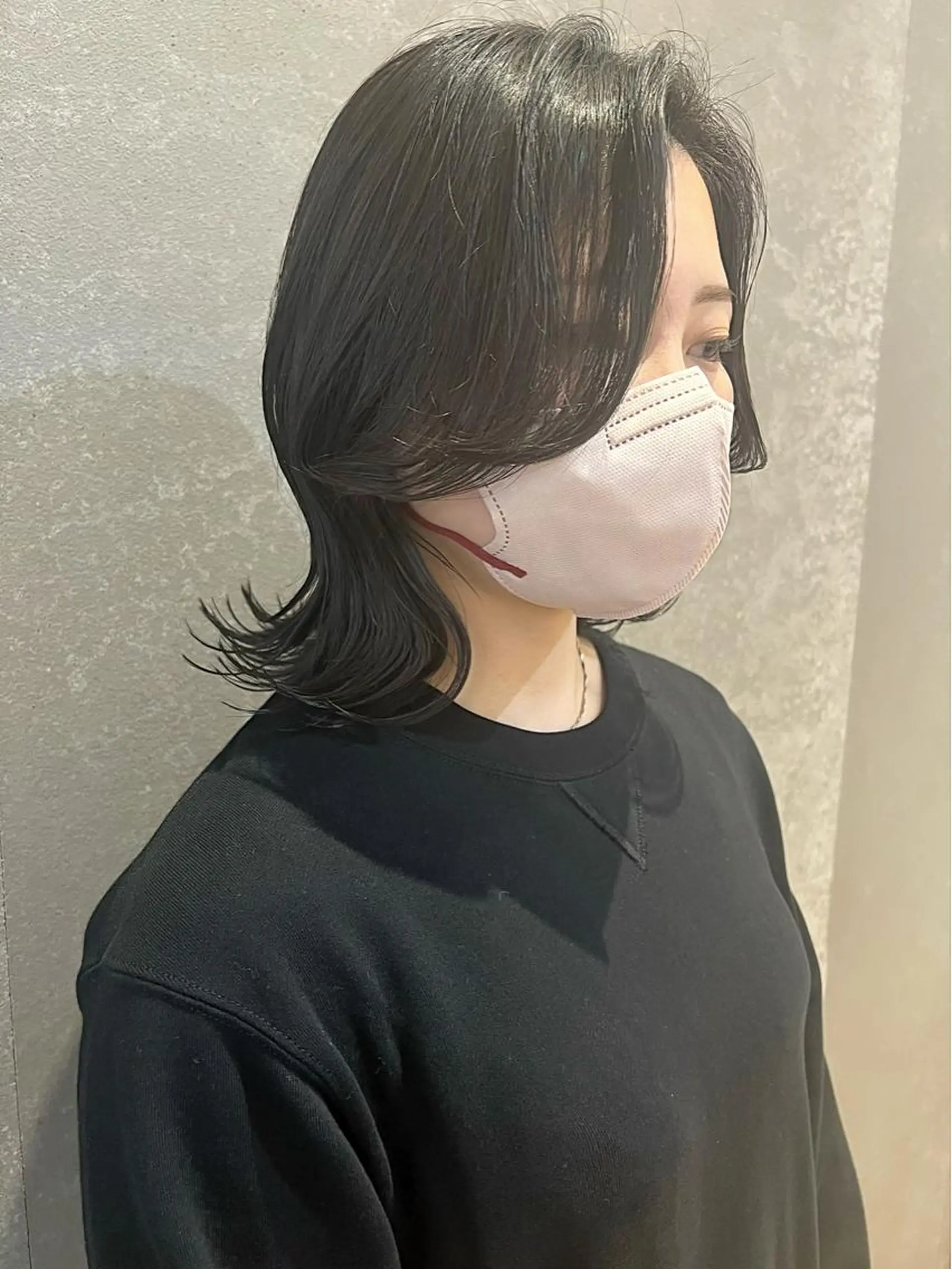 ショート 顔まわりレイヤー 韓国風ヘア レイヤーカット HARONA所属・渡邊 恭汰のヘアスタイル