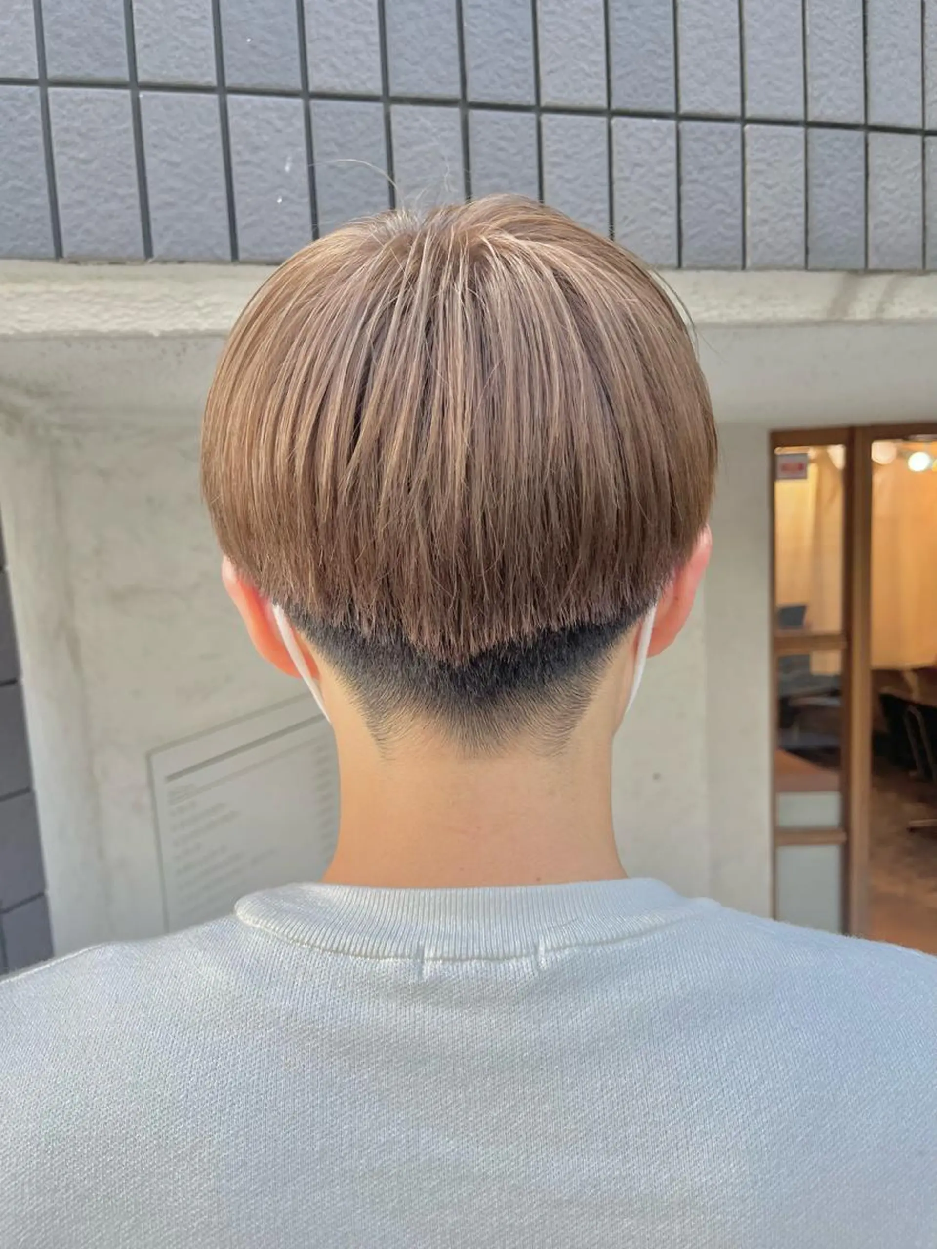 カラー メンズ メンズブリーチ ブリーチ ブリーチなしカラー カット ヘアカラー FUJINO RYOのヘアスタイル