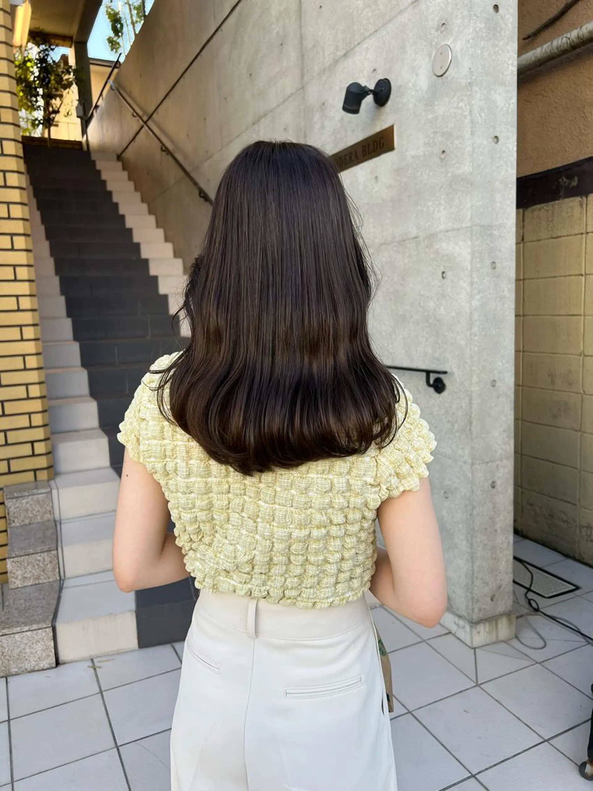 セミロング カラー カット ヘアカラー トリートメント 似合わせヘア🫶🏻 つきいてるみのヘアスタイル