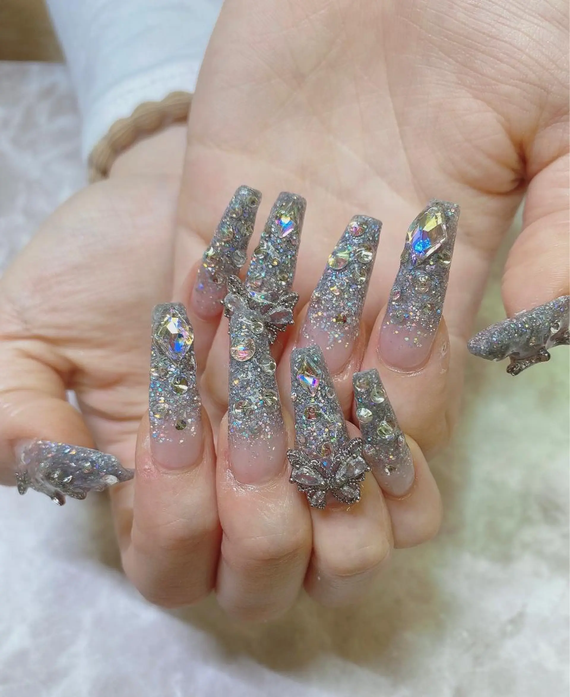 ロング ハンドネイル JNA認定講師🌸 RIEのネイルデザイン