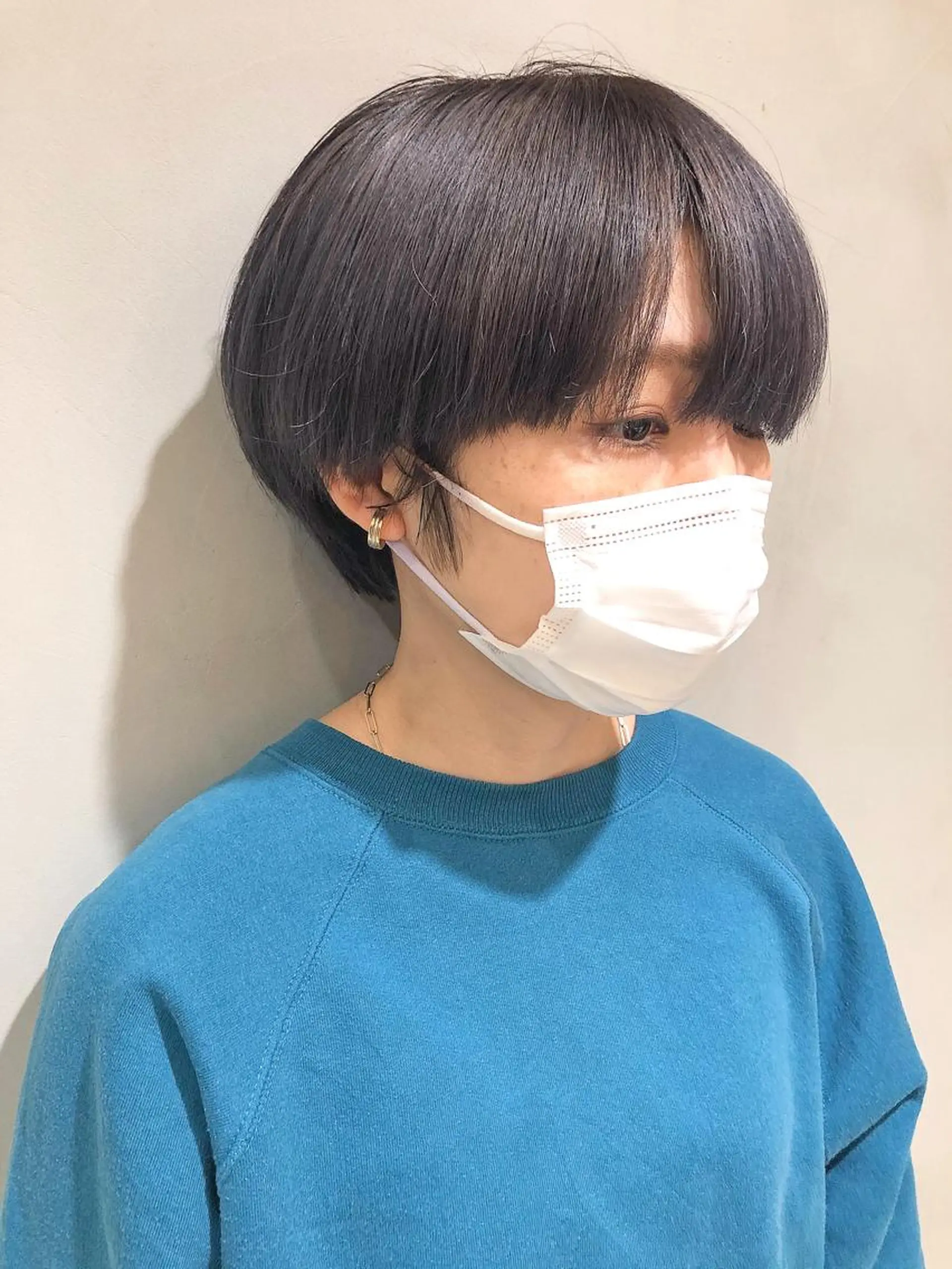 ショート カラー 圧倒的透明感カラー nana🦕のヘアスタイル