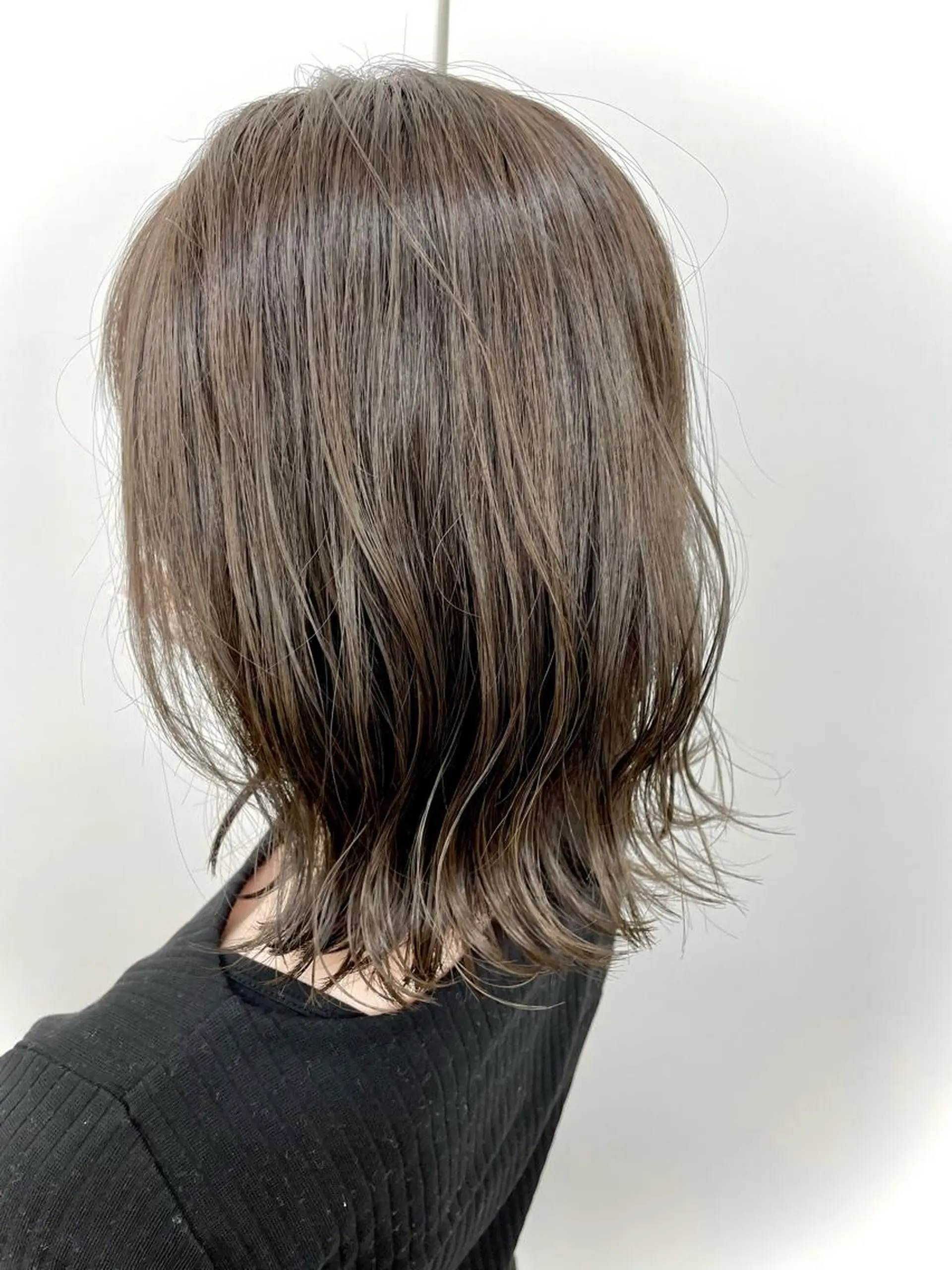 ミディアム カラー 切りっぱなしボブ ブルーカラー ネイビーカラー ボブ 🔶PAIR🔶 TAKAのヘアスタイル