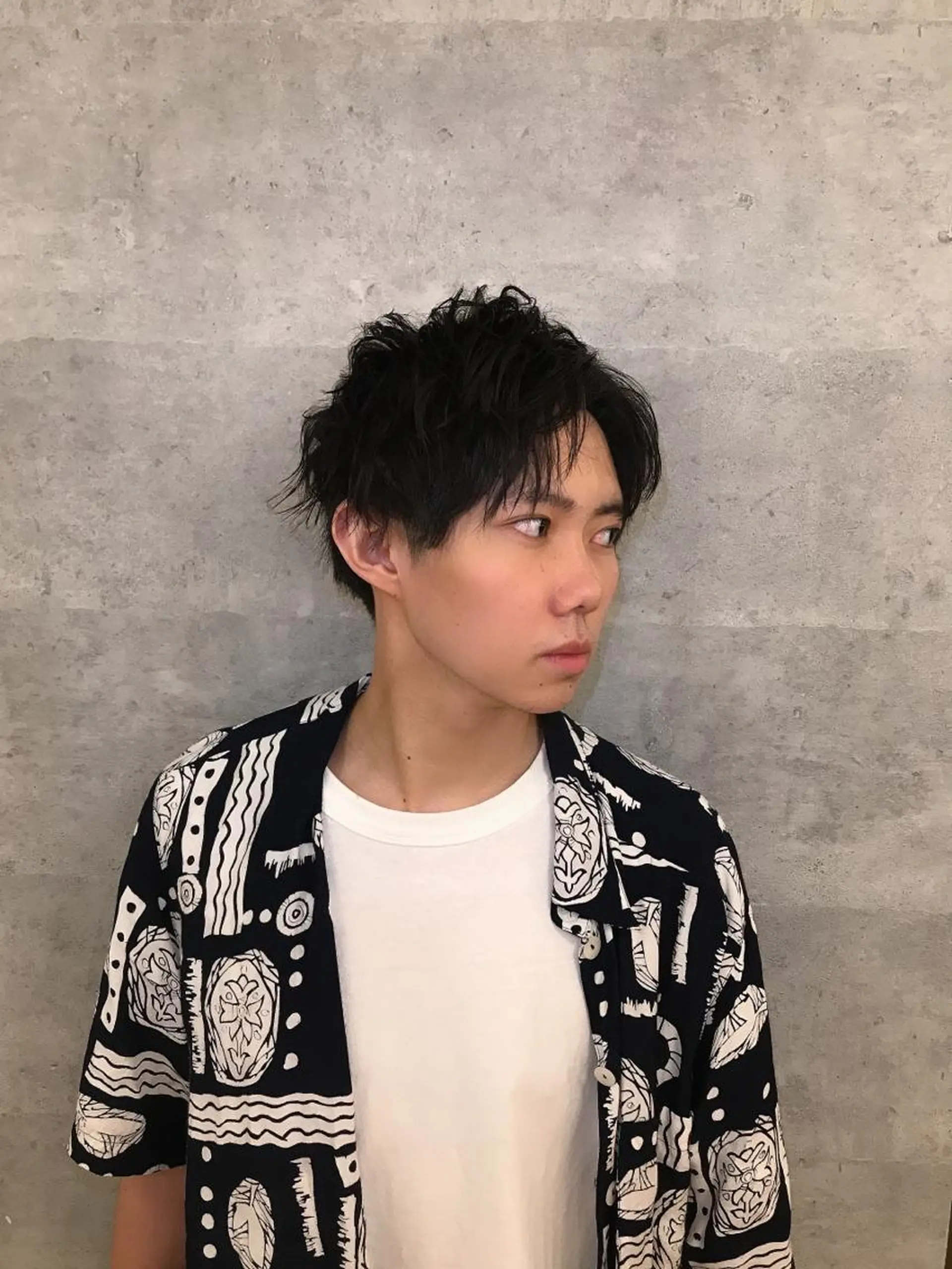 ショート メンズ カット パーマ トリートメント ヘッドスパ 佐藤優太朗 似合わせ/髪質改善のヘアスタイル