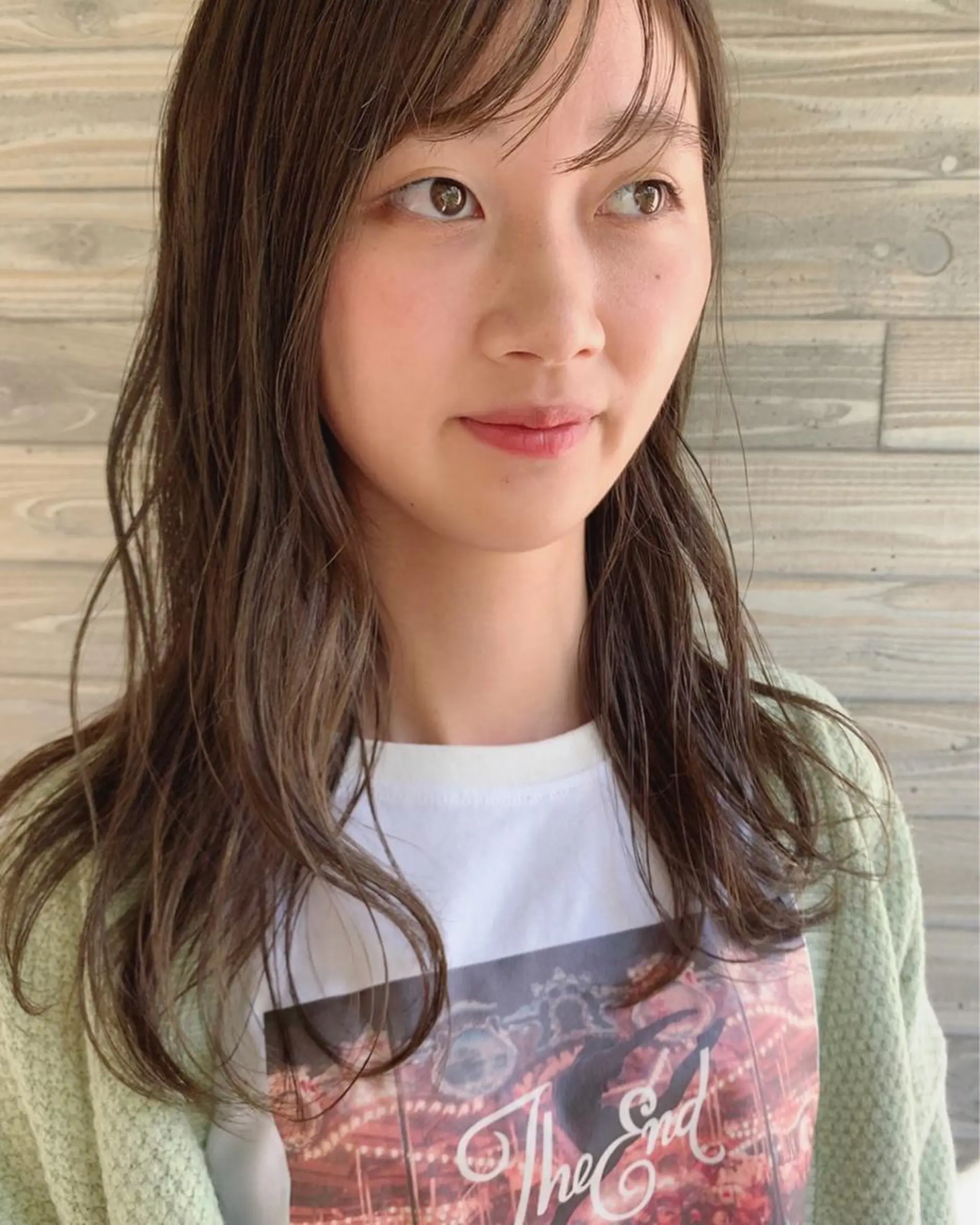 ミディアム カラー ヘアアレンジ noel/sylph ヘアとまつぱと眉のマツエク・マツパデザイン
