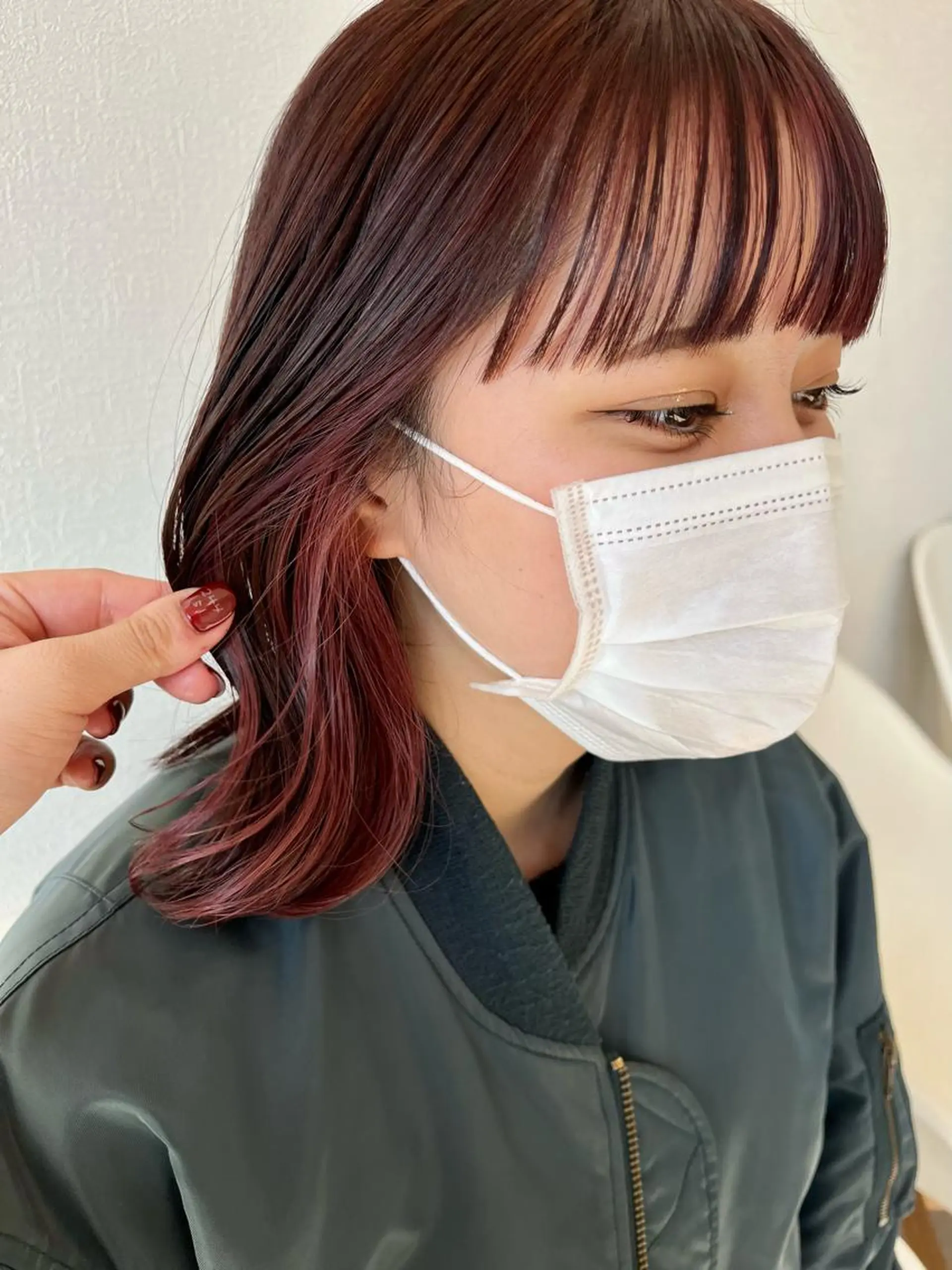 ミディアム カラー カット ヘアカラー トリートメント 🌼sunc HINAMI🌼のヘアスタイル