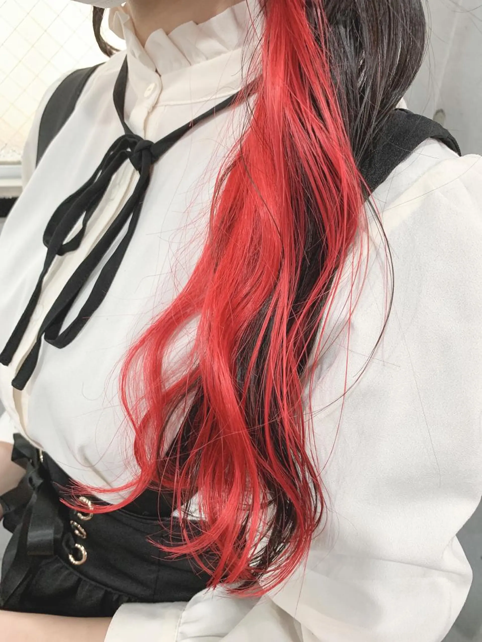 ロング カラー アディクシーカラー アッシュ バレイヤージュ ミストバング ベージュカラー ヘアカラー トリートメント ヘアセット 髪質改善色素改善特化 keiのヘアスタイル