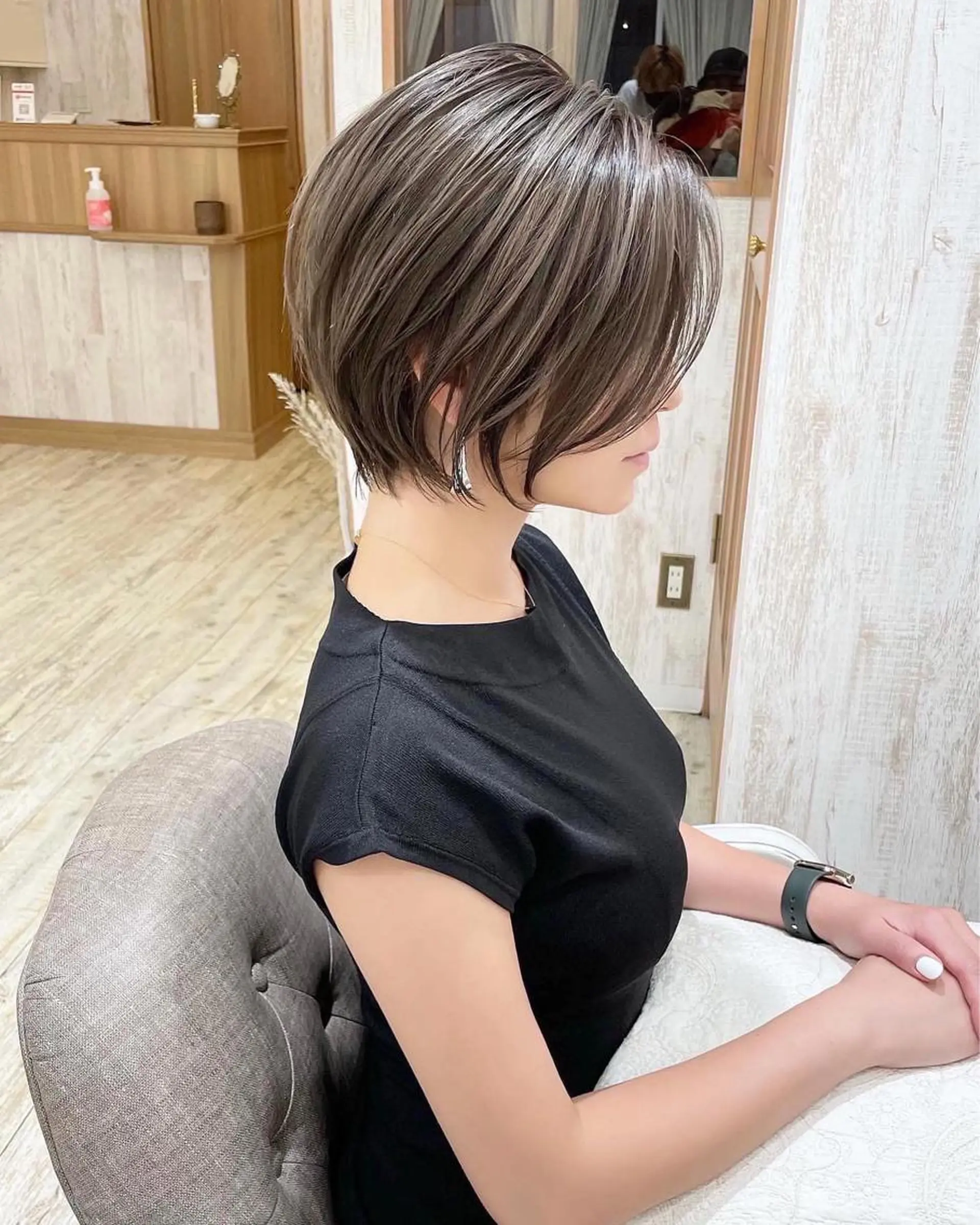 ショート おのだ あやなのヘアスタイル