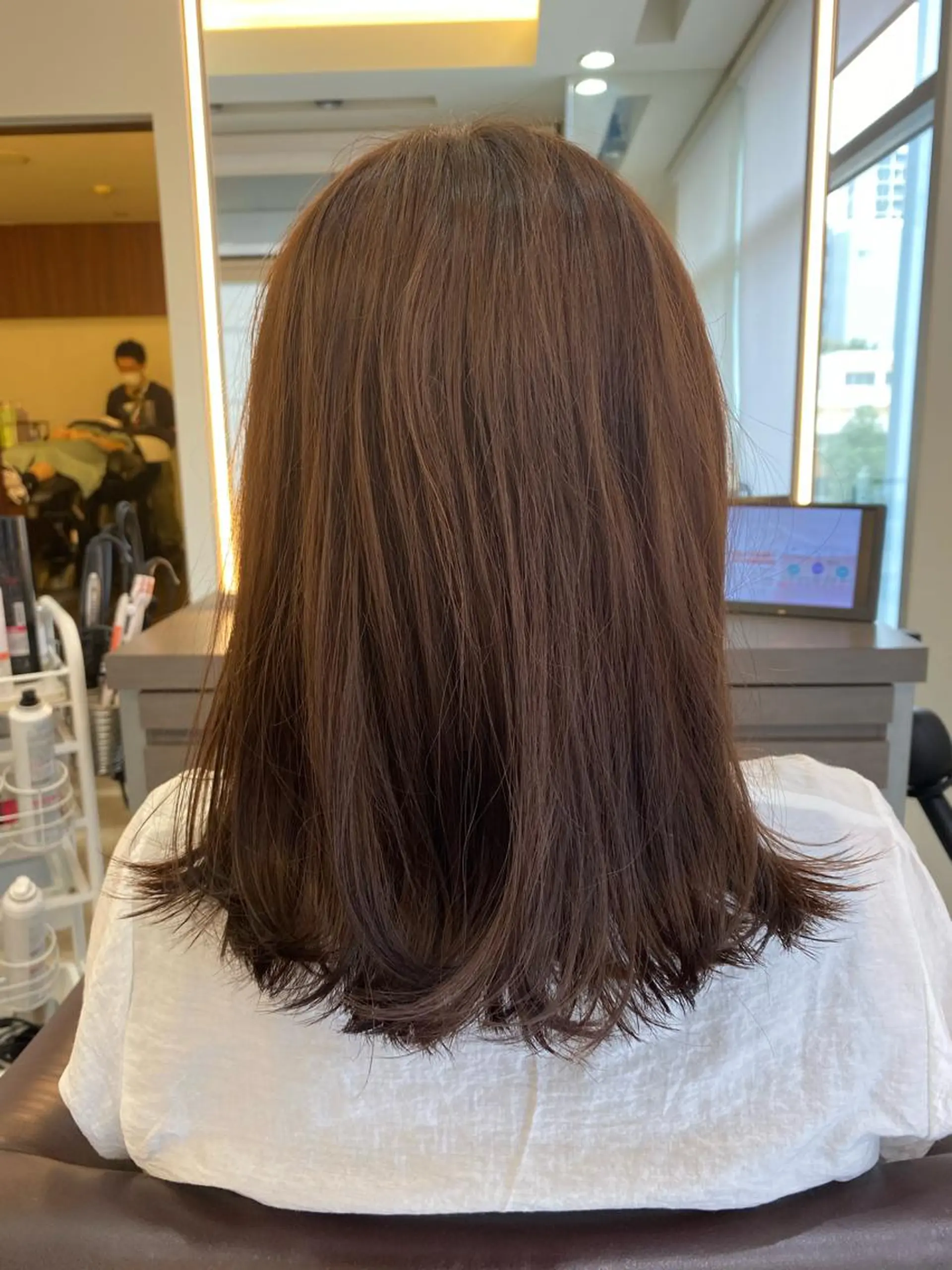 セミロング garage.所属・吉田 慎冴のヘアスタイル