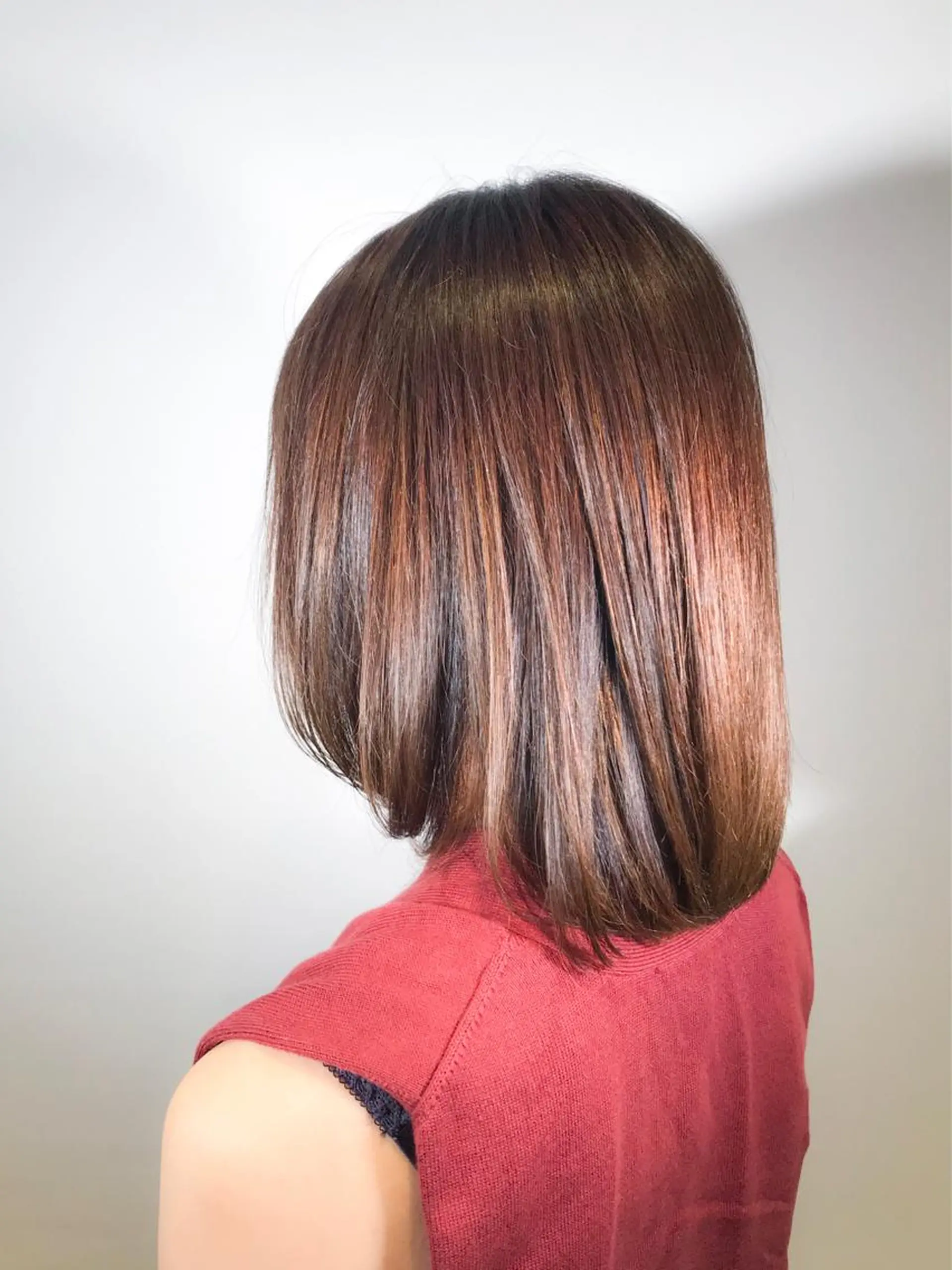 ミディアム カラー BIANCO北堀江 AKANEのヘアスタイル