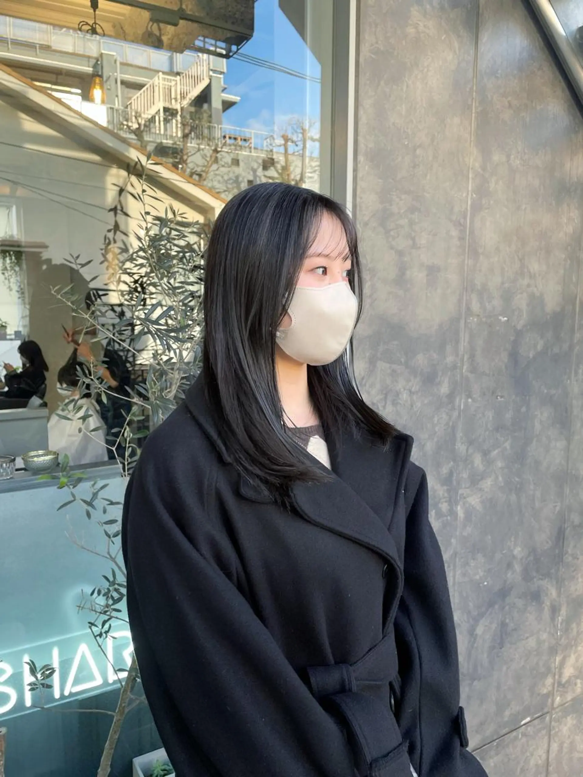 ミディアム カラー ヘアアレンジ アッシュ グレージュ ヘアカラー トリートメント ヘアセット 💐ナチュラルヘア Kroda💐のヘアスタイル