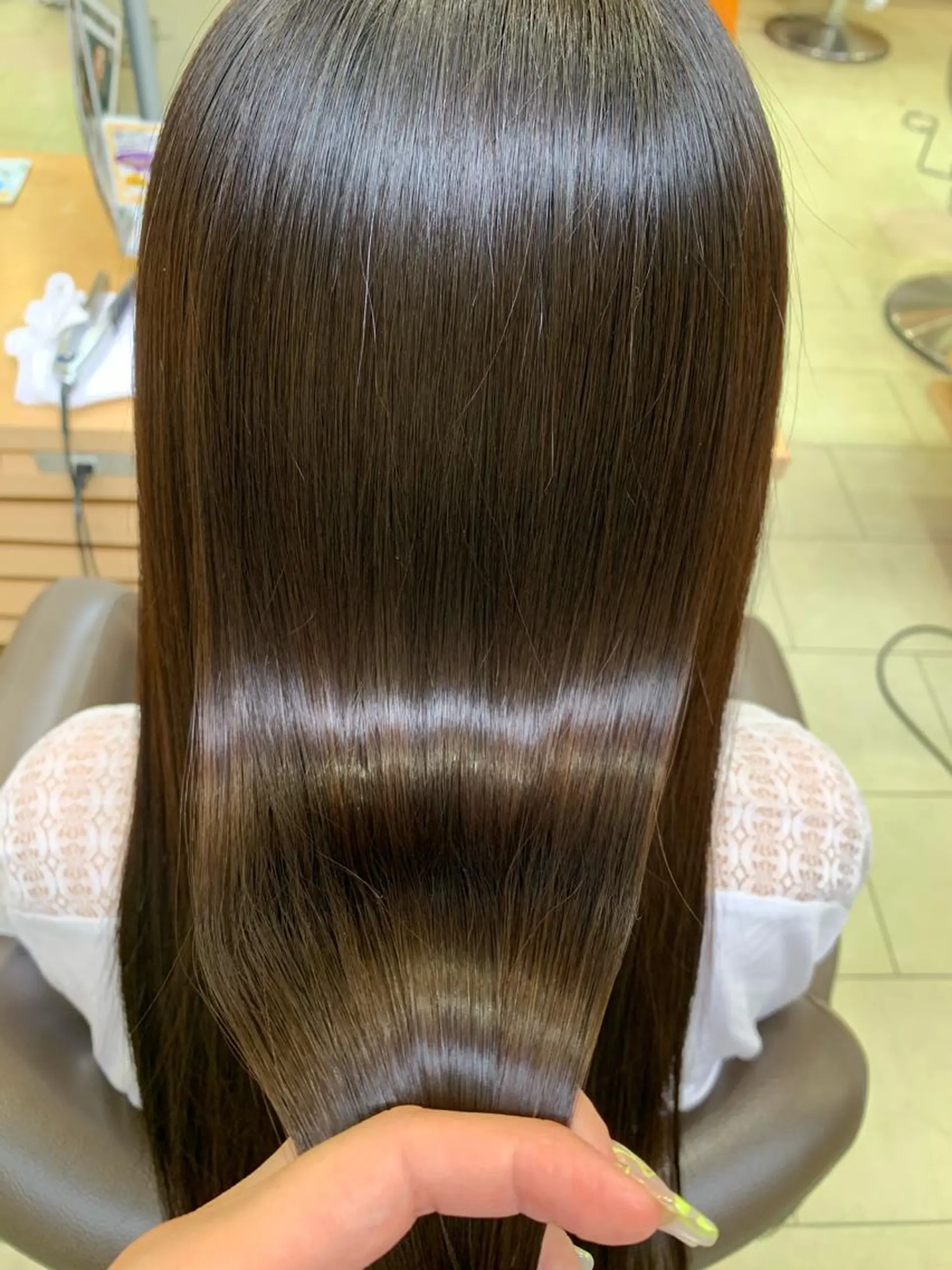 ロング ダウンパーマ🇰🇷 毛流れパーマ【かな】のヘアスタイル