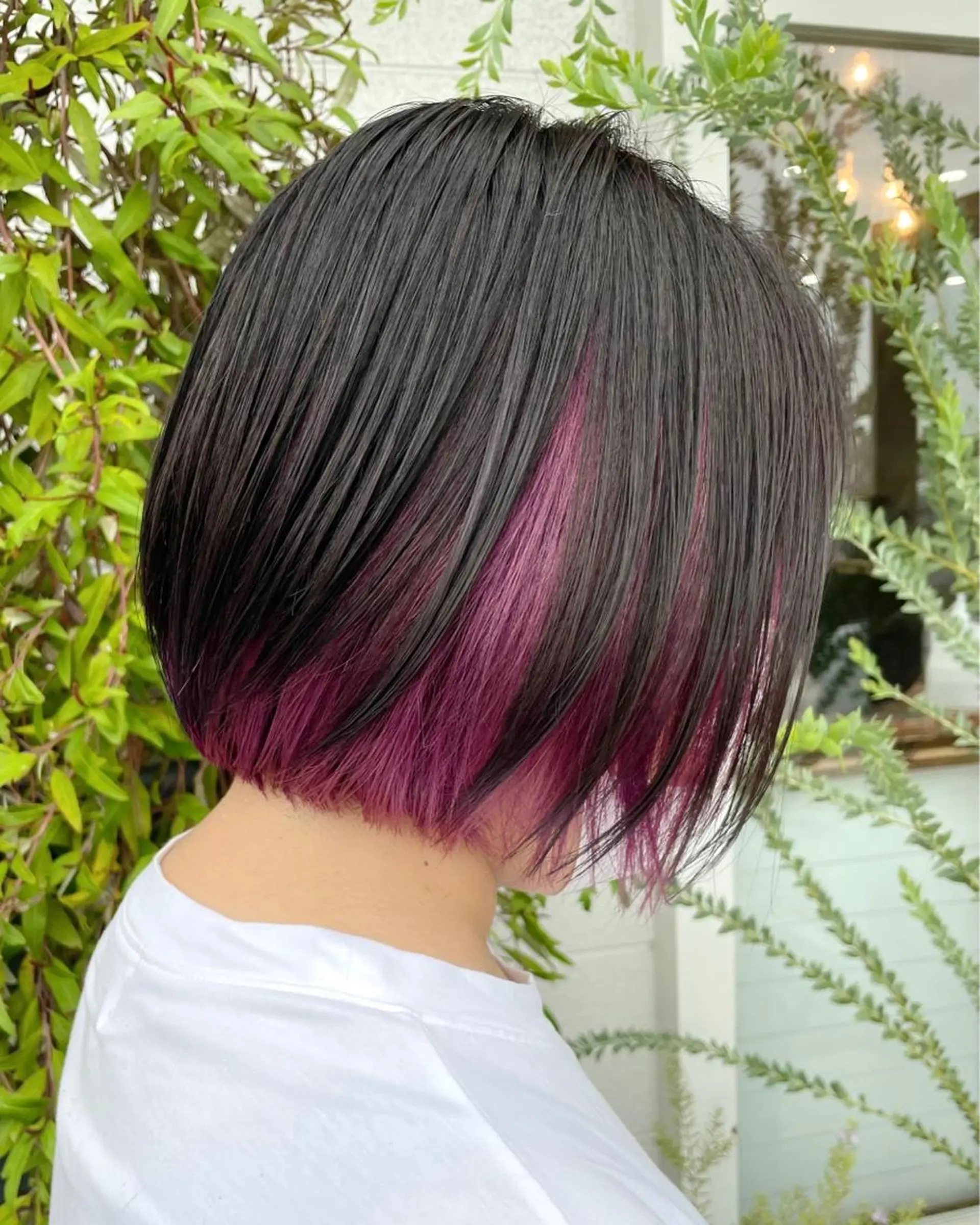 ショート カラー インナーカラー ボブ 奥田 誠司のヘアスタイル