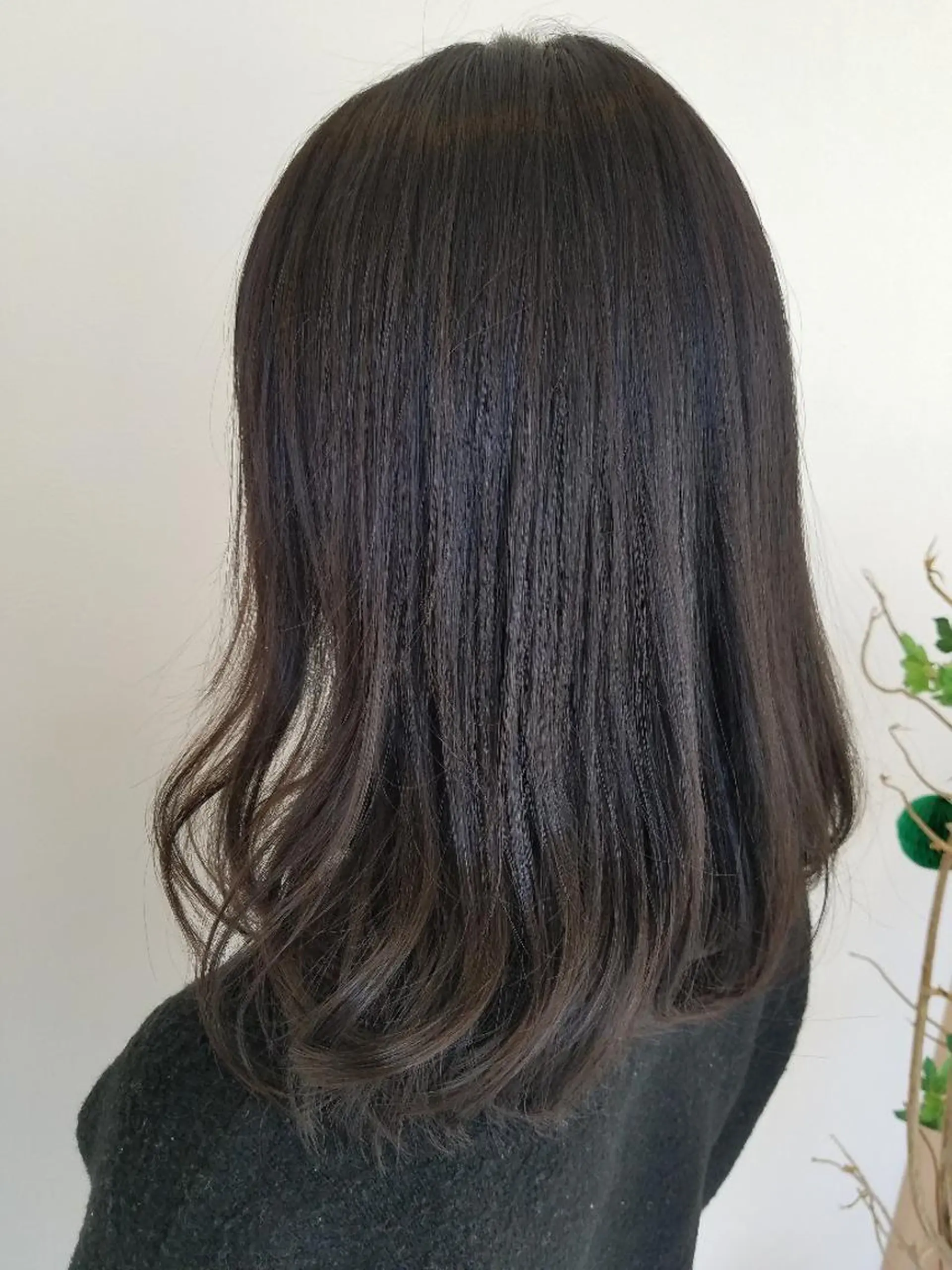 ミディアム カラー アッシュ ダークアッシュ 髪質改善/ハイライト 小林秀樹のヘアスタイル