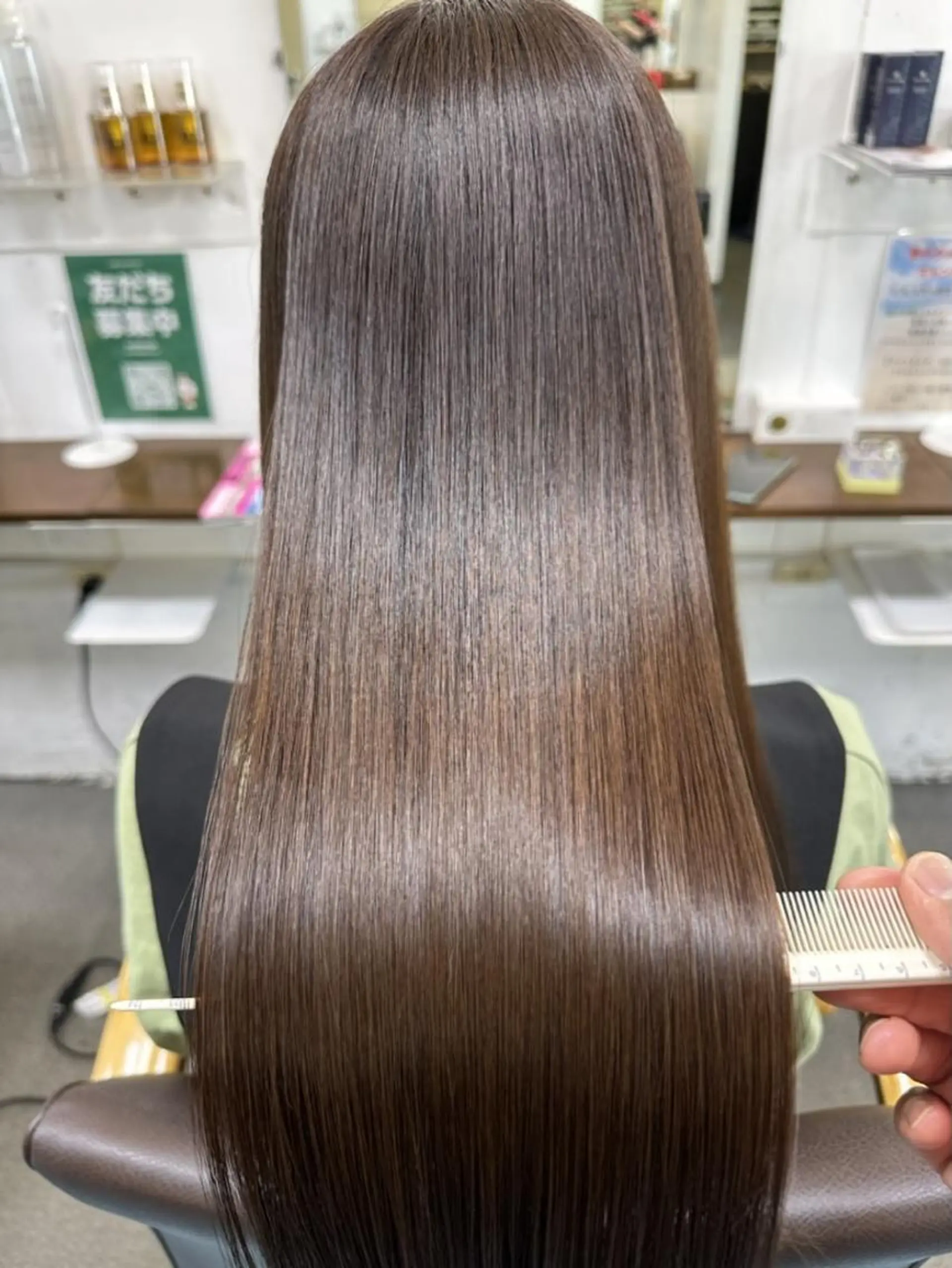 ロング 髪質改善 根本 愛優のヘアスタイル