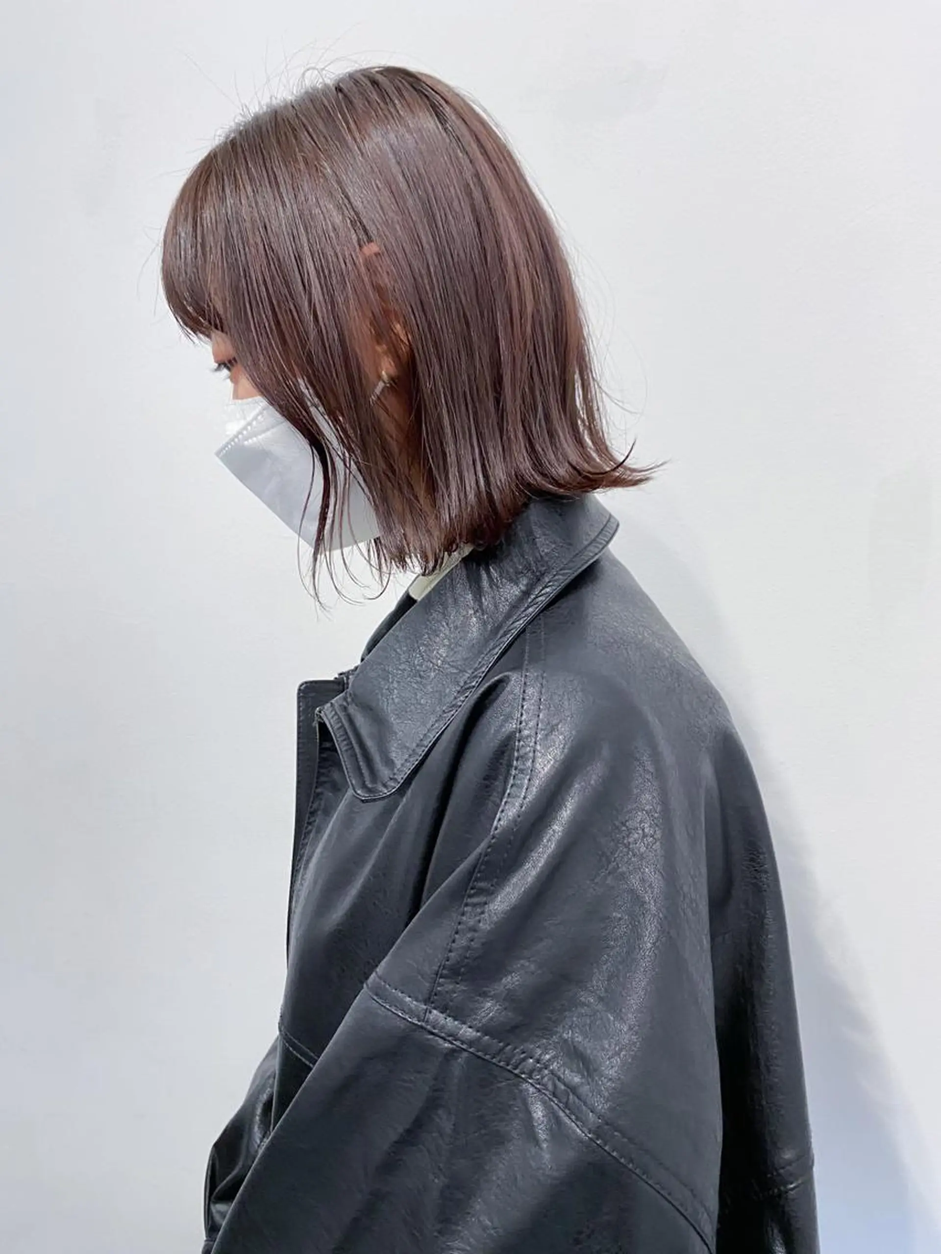 ミディアム カラー THE DAY所属・AKI HASHIMOTOのヘアスタイル