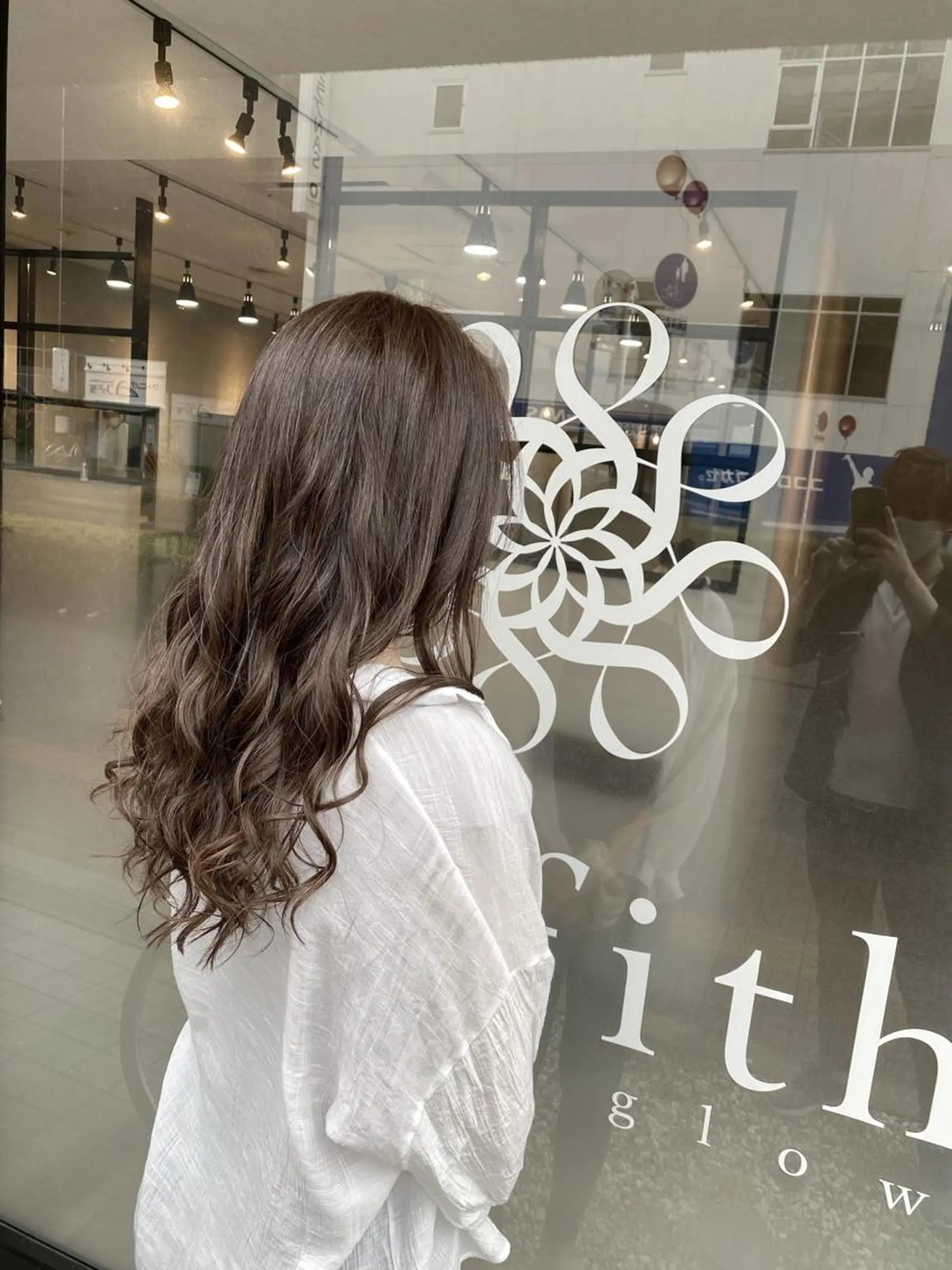 ロング カラー ヘアアレンジ カット ヘアカラー トリートメント Belle hair Design青野大貴のヘアスタイル