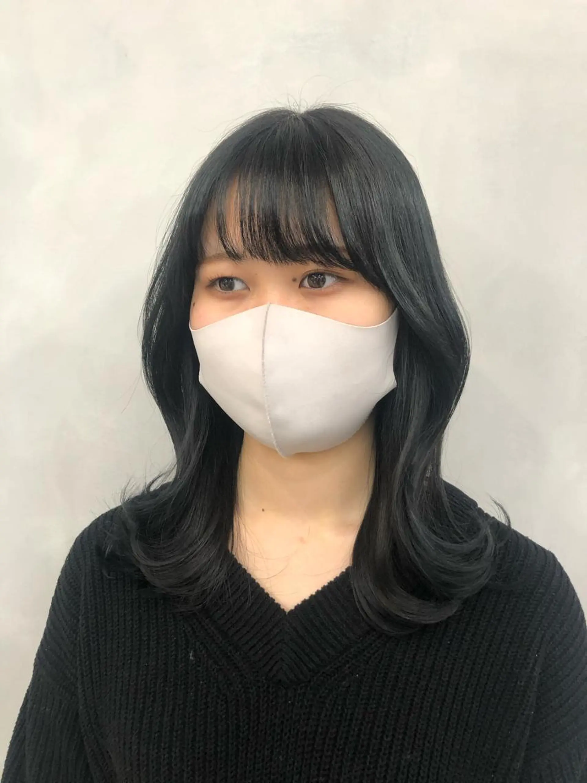 セミロング 韓国風ヘア レイヤーカット ❤︎︎韓国ヘア❤︎︎ 𝑺𝒉𝒊𝒉𝒐のヘアスタイル