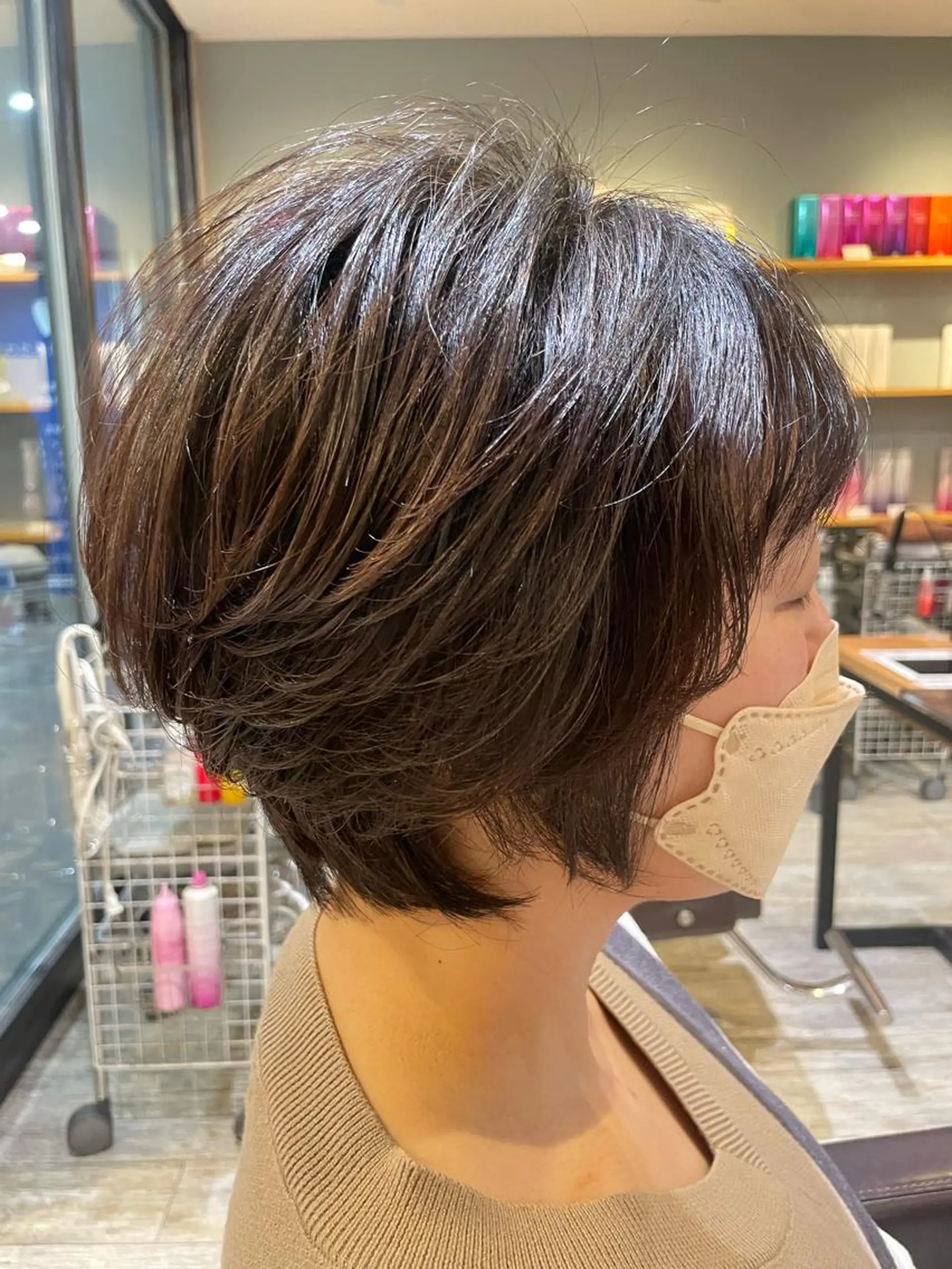 ショート パーマ ショートヘア 竹原 祐樹のヘアスタイル