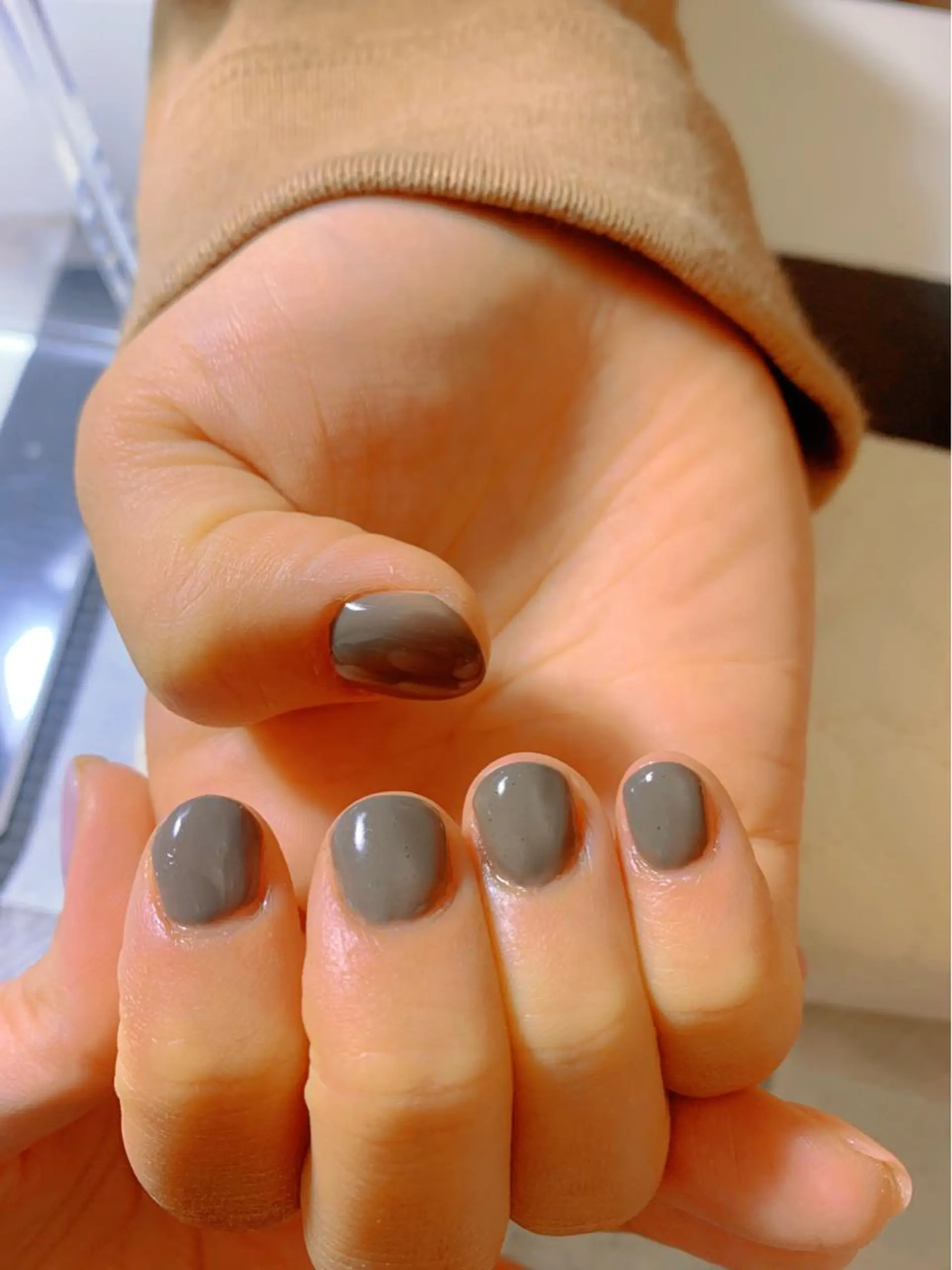 ネイル ワンカラーネイル ショートネイル salon EMANのネイルデザイン