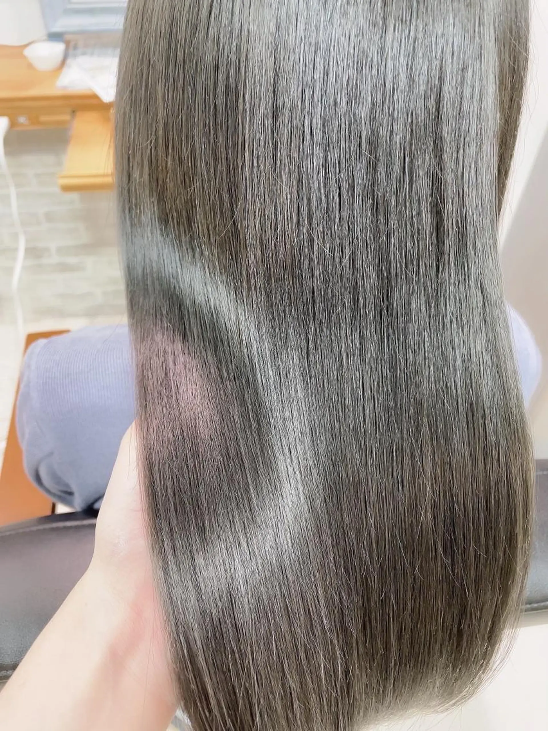 ロング ヘアカラー トリートメント 韓国ヘア🇰🇷🎀 みきのヘアスタイル