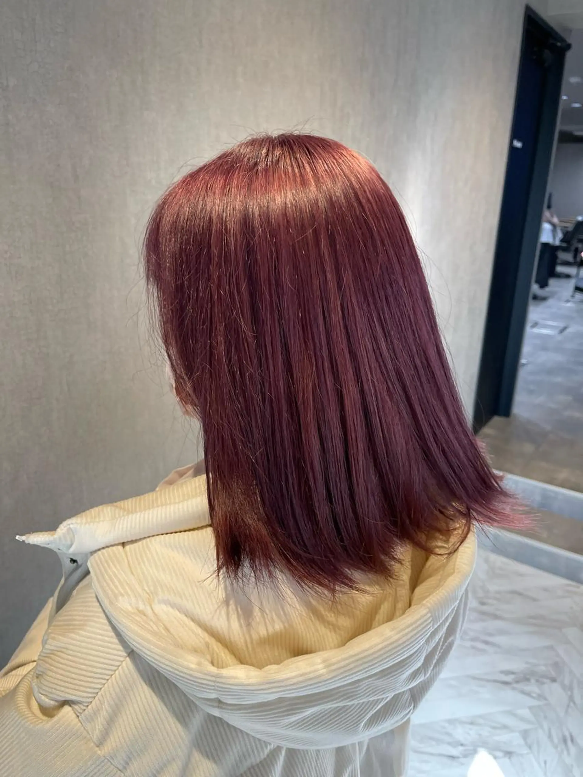 ミディアム カラー ベージュカラー ピンクカラー ピンクベージュ ヘアカラー トリートメント 透明感カラー/艶髪/ エクステ/HIROのヘアスタイル