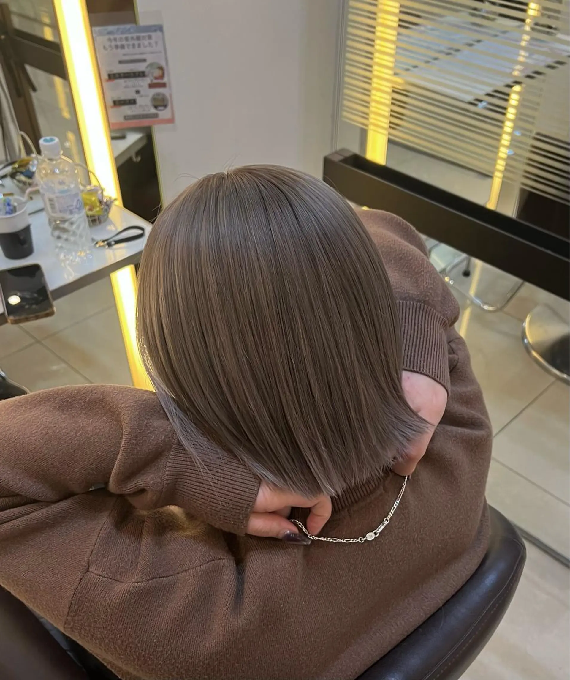 ショート カット ヘアカラー 🤍細矢 杏奈／ 韓国風ヘア🤍のヘアスタイル