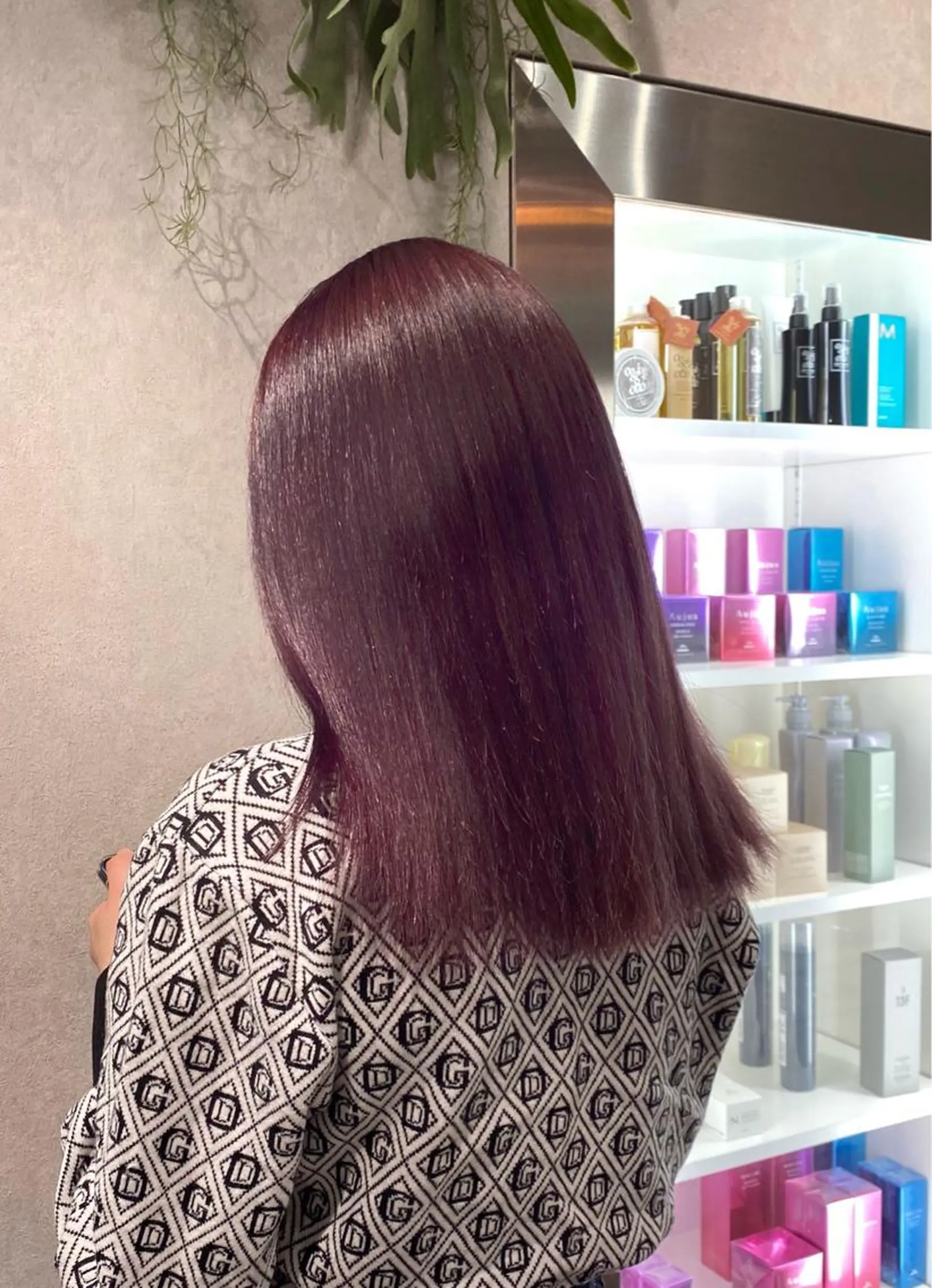 セミロング カラー ヘアカラー お洒落カジュアル🍃 まなとのヘアスタイル