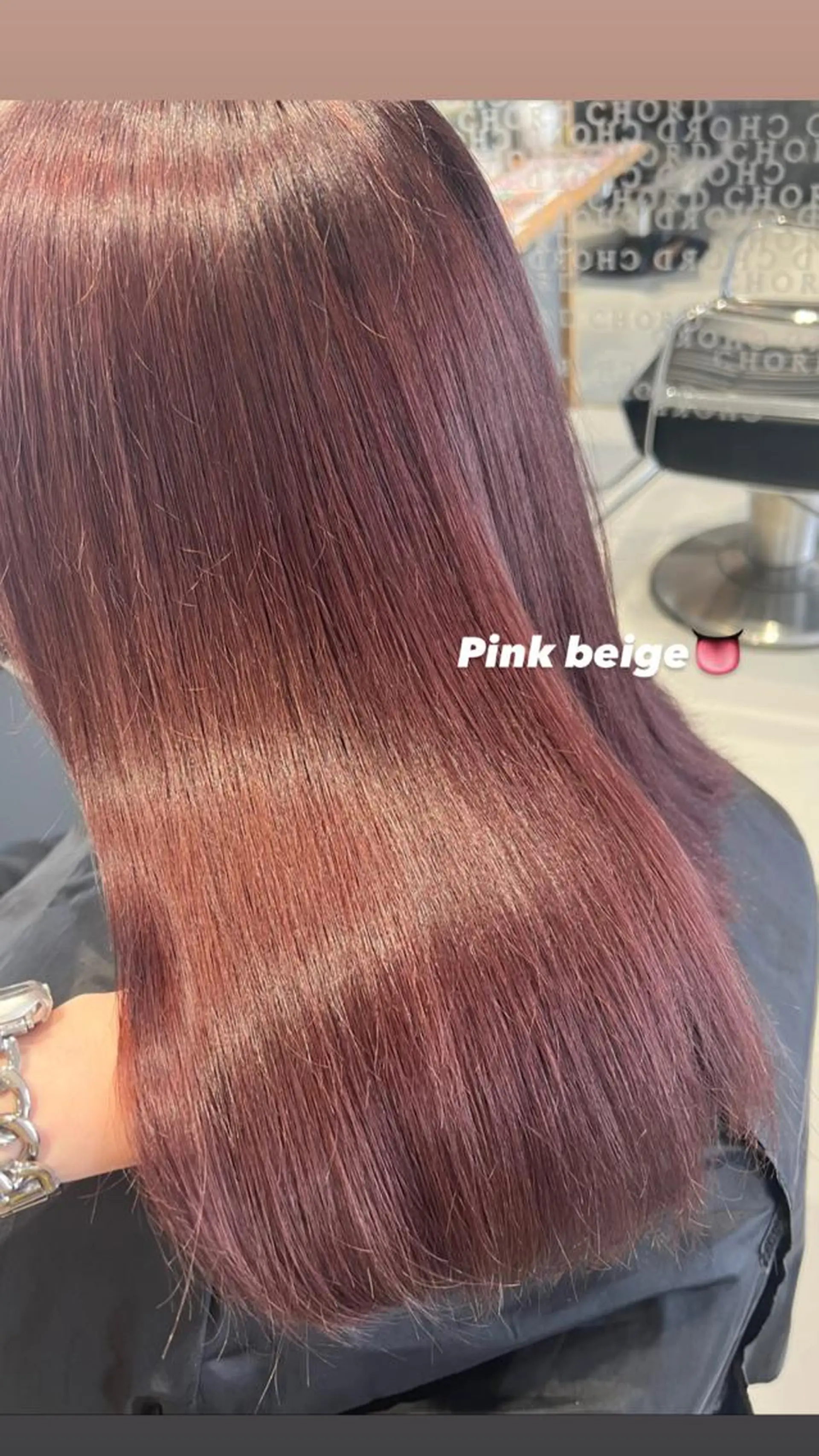 ミディアム カラー ブリーチ ケアブリーチ ピンクカラー Rena ,のヘアスタイル