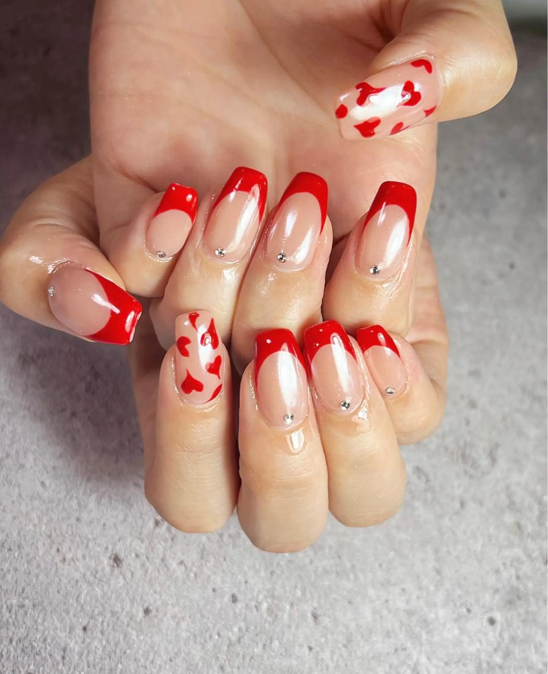 ネイル ハート フットネイル ✾ NailRoom Latina🌻💓のネイルデザイン