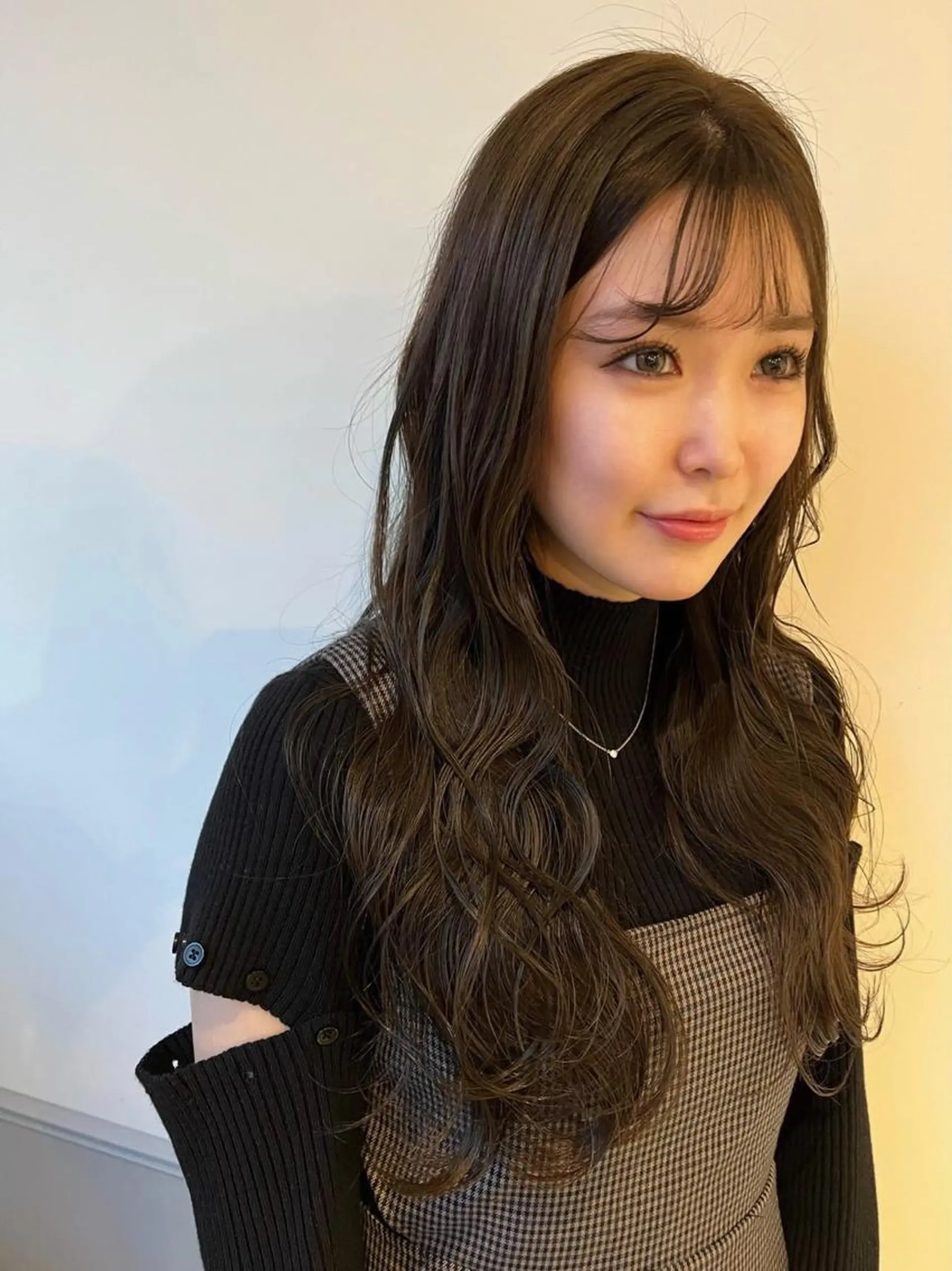 ロング ボブ ロング ウルフカット タナカ レイのヘアスタイル