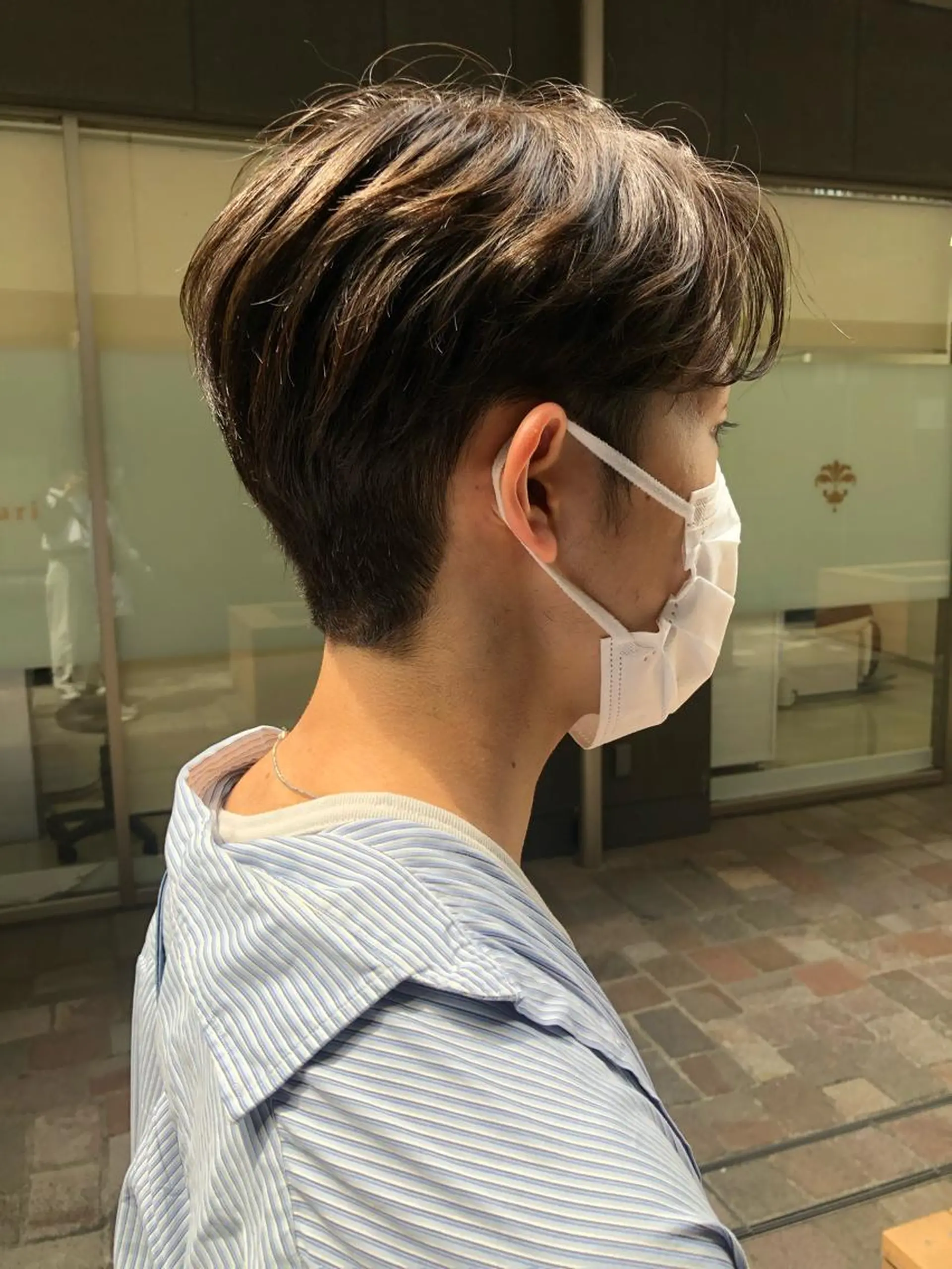 ショート カット パーマ メンズ🍃ナチュラル 韓国風ヘアRENのヘアスタイル