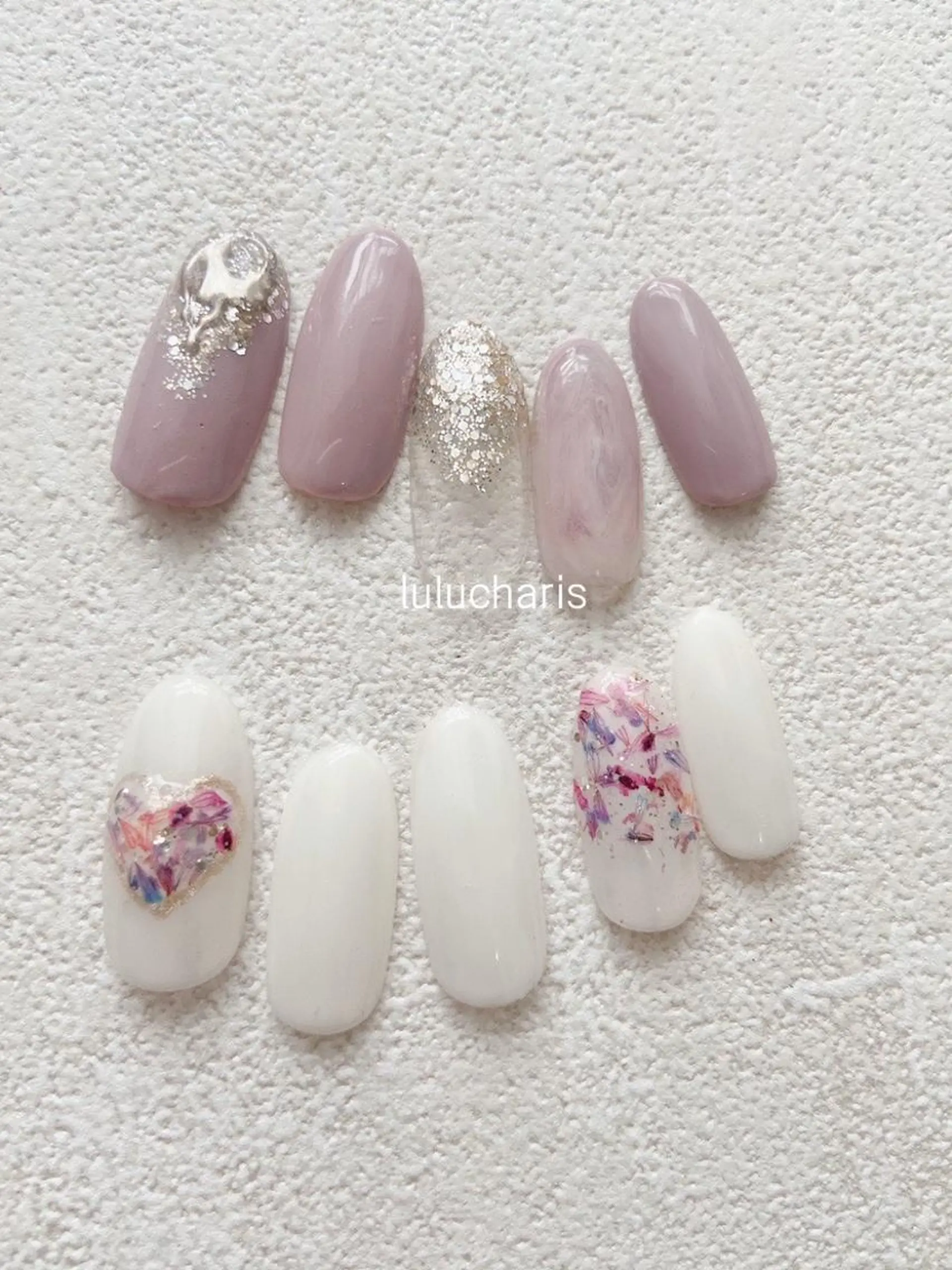 ネイル 春ネイル ハンドネイル Lulu charisu所属・lulucharis nailのネイルデザイン