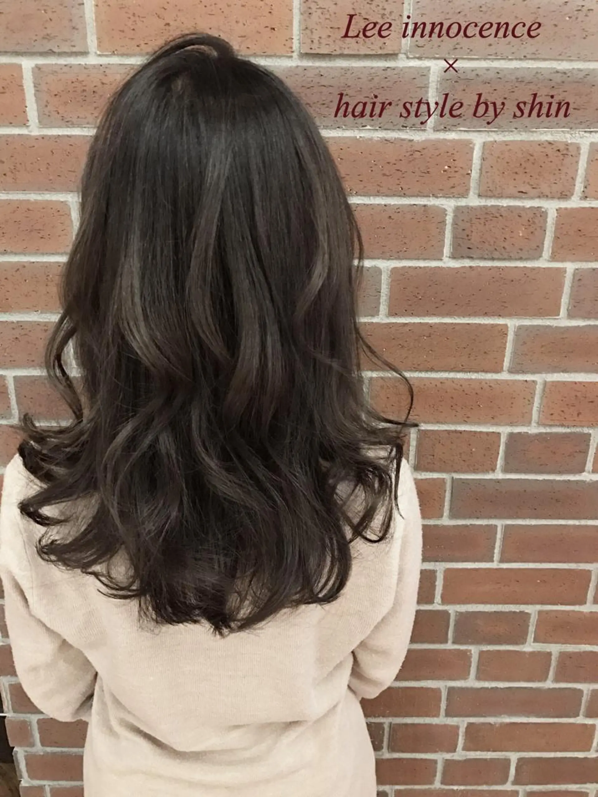 ミディアム セミロング ロング カラー パーマ グレージュ カラー&矯正スペシャ リスト宮本　伸一のヘアスタイル
