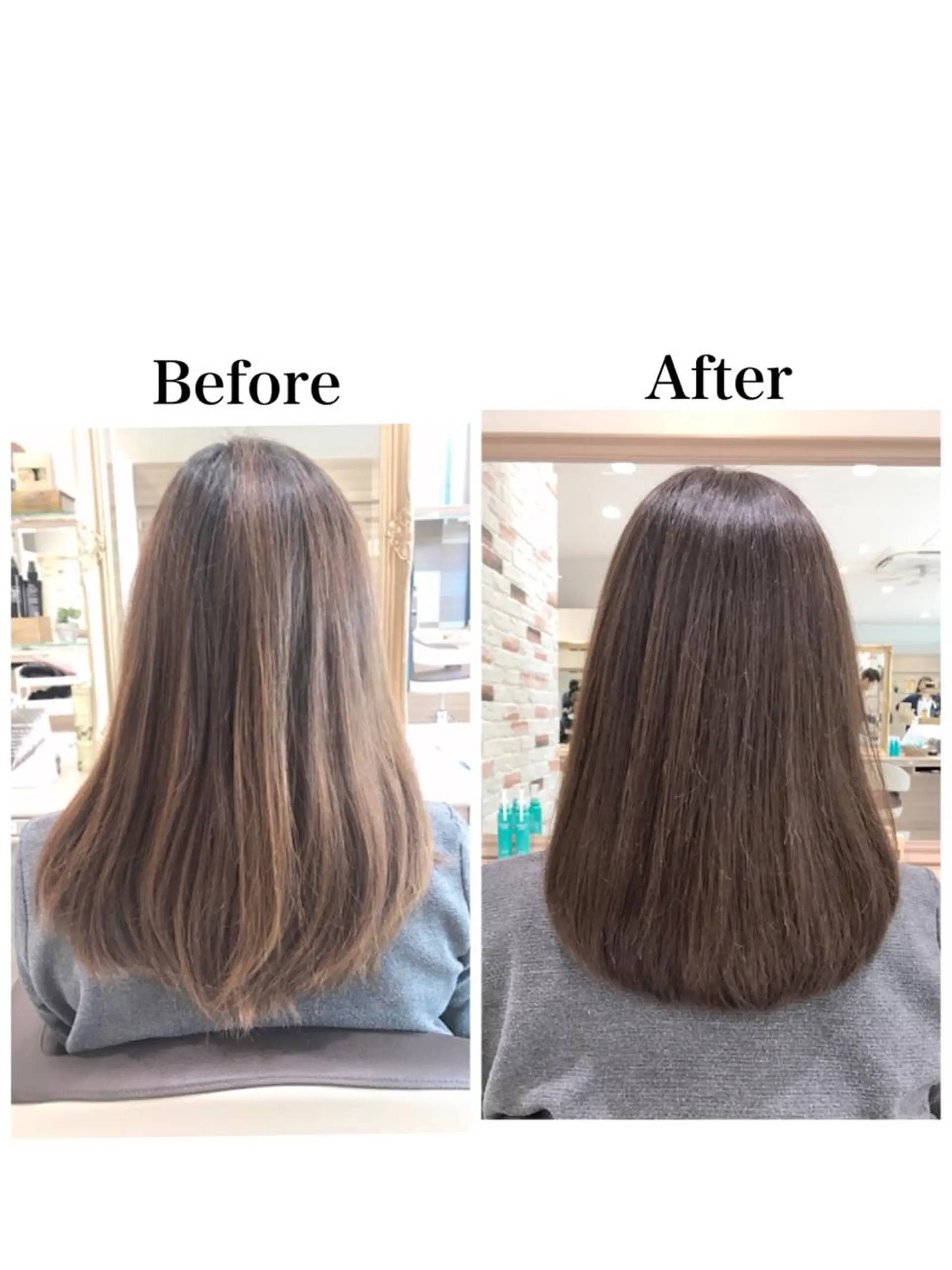 セミロング カット ヘアカラー 新宿 木下拓哉のヘアスタイル