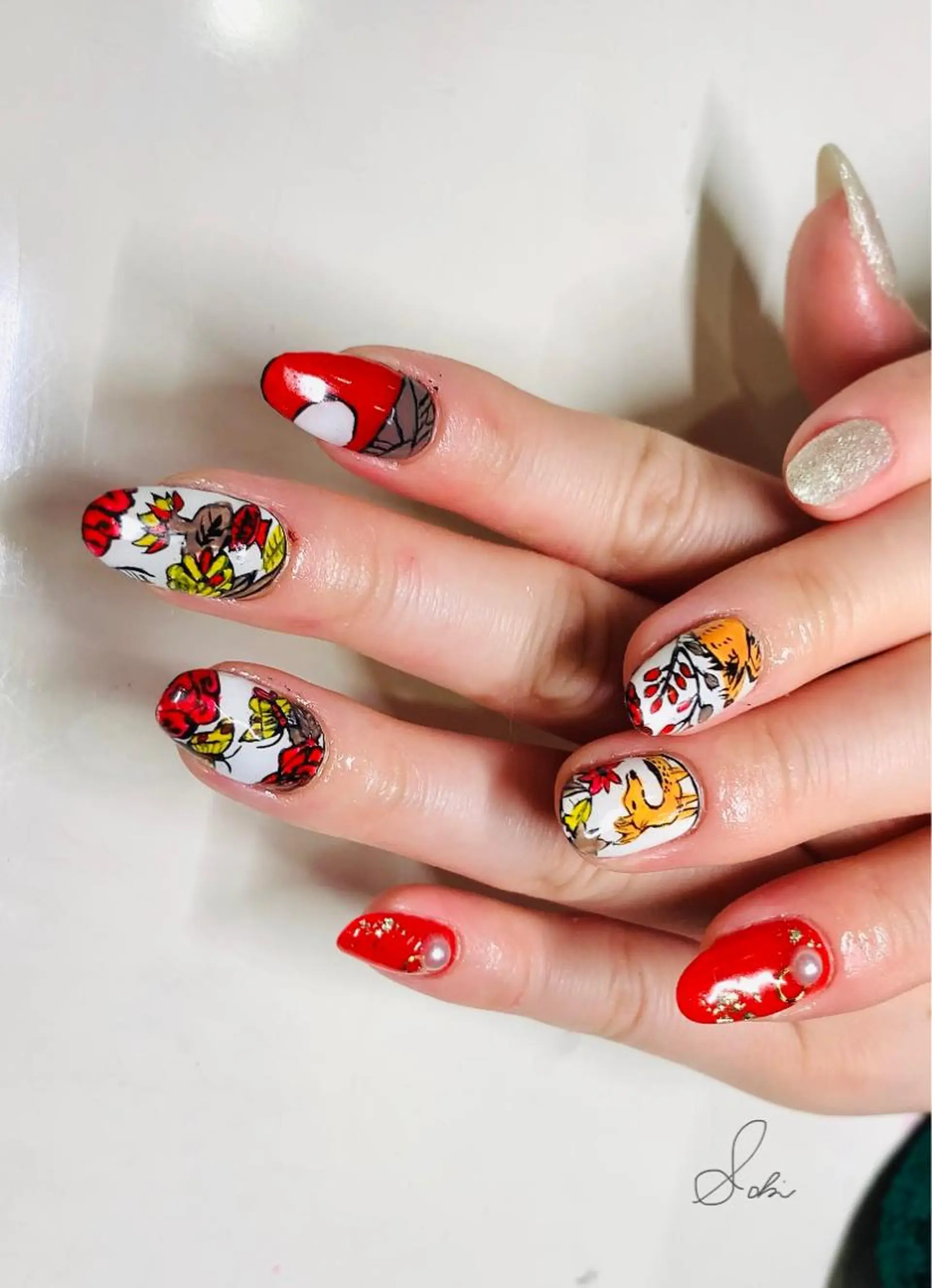ネイル 持ち込み ハンドネイル フットネイル nail salon王妃の園所属・王妃の園 ohinosonoのネイルデザイン