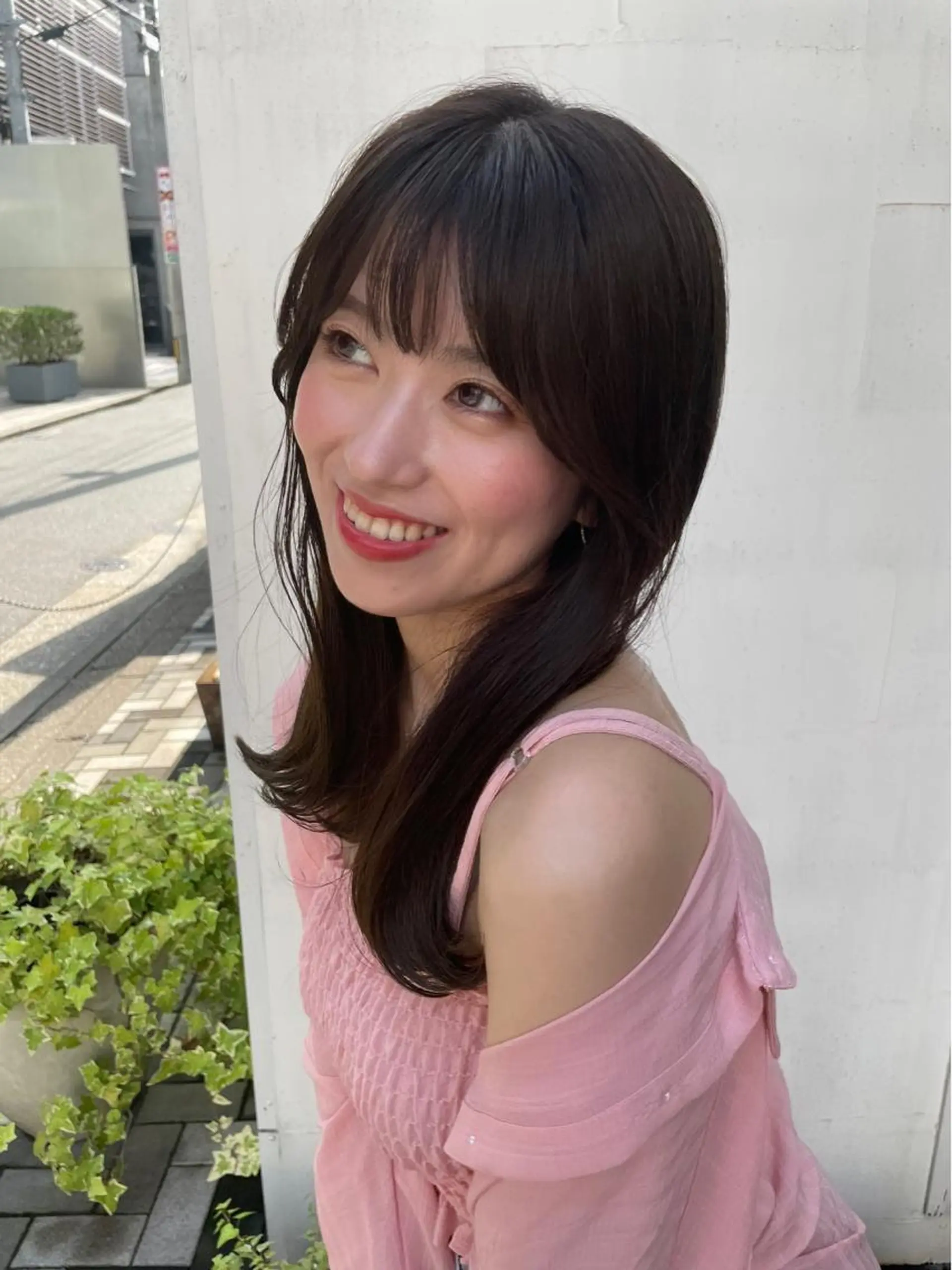 ミディアム Lond  lea 🦋ayana🦋のヘアスタイル
